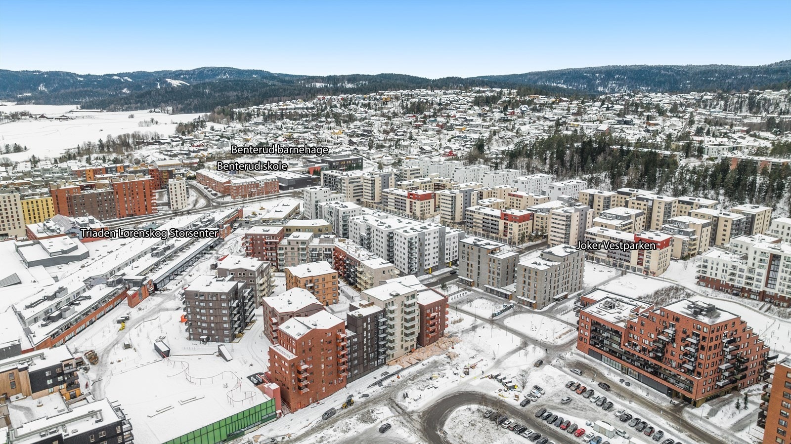 Gangavstand til alt og direkte adkomst til Triaden via parkeringskjeller Galleribilde