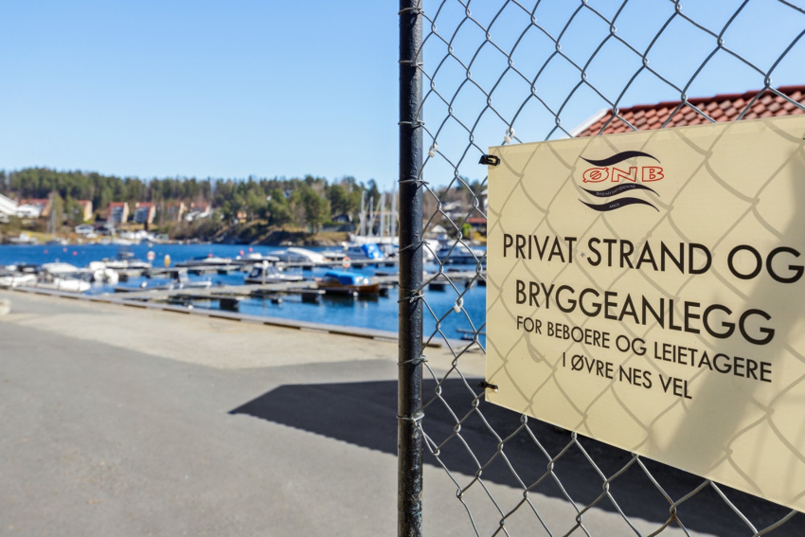 Eiendommen har tinglyst rett til båtplass i Øvre Nes Båtforening Galleribilde