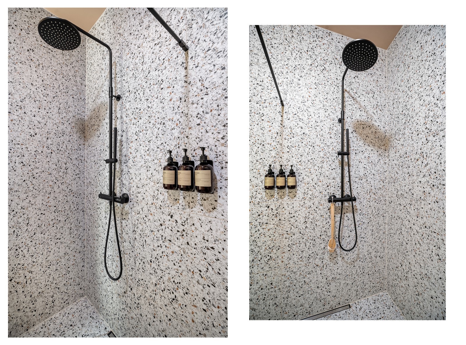 Gjennomført stil og praktisk dobbeldusj. Galleribilde