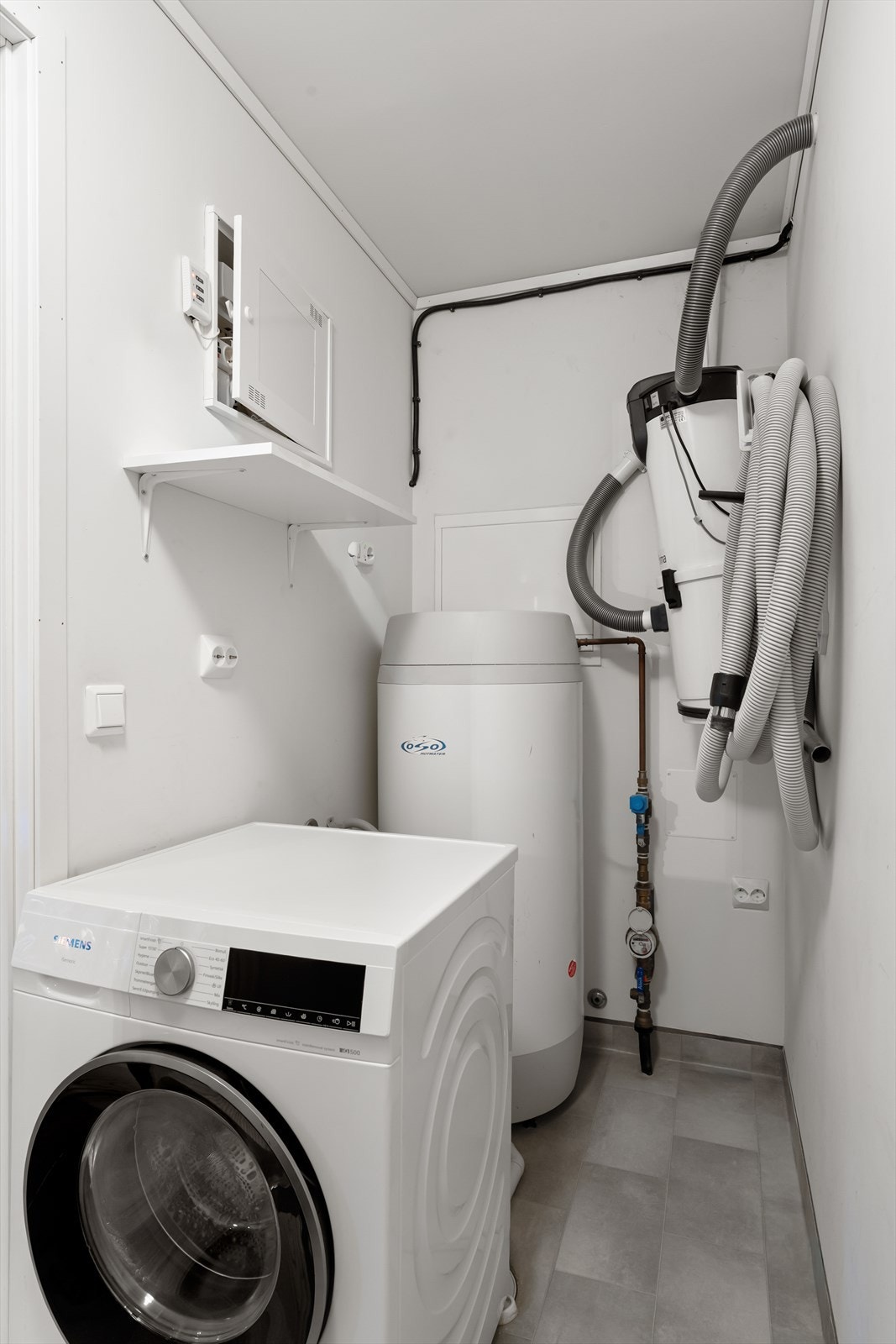 Praktisk bod m/vann installasjoner. Galleribilde