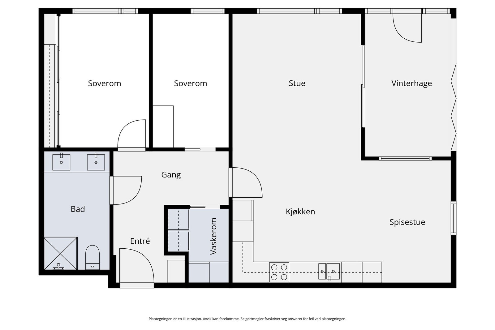 Plantegning Galleribilde