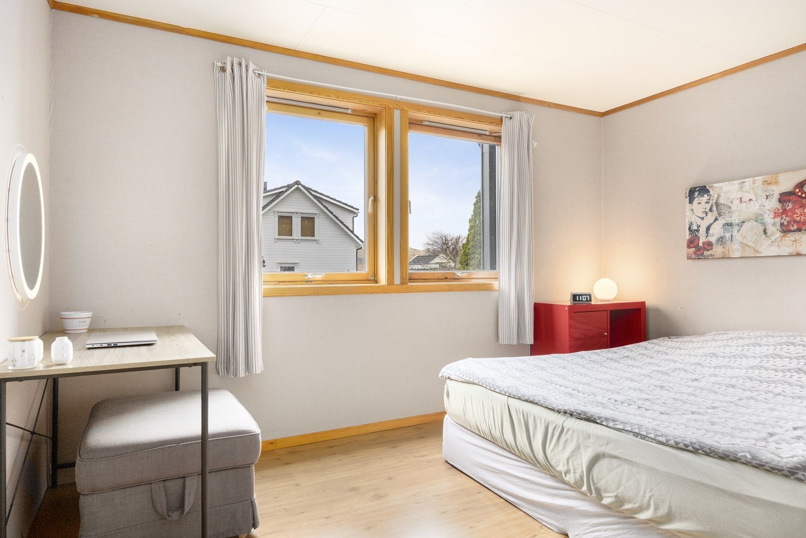 Utleiedelen har to praktiske soverom Galleribilde