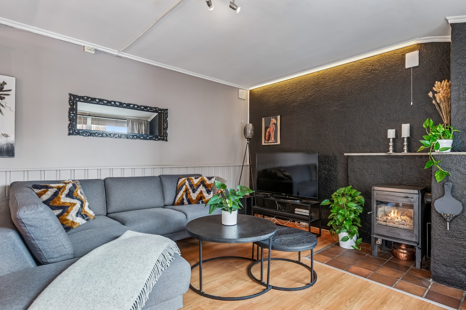 Koselig sofakrok med plass til hele familien. Galleribilde