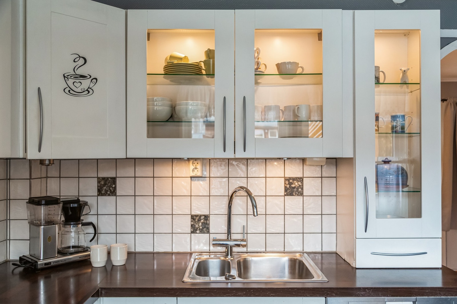 Fine detaljer som løfter kjøkkenets helhetsinntrykk. Galleribilde