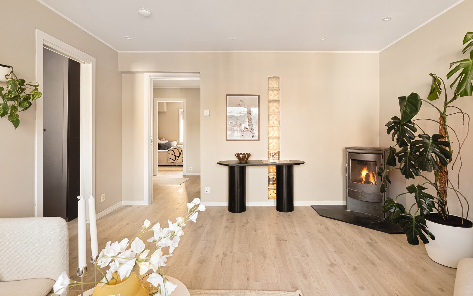 Rommet måler 17,4 kvm og er praktisk utformet. Galleribilde