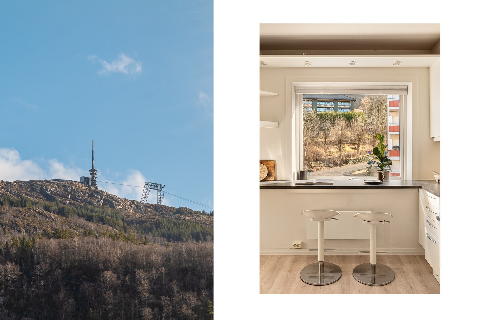 Varmtvannsberederen er plassert på kjøkkenet og er av typen OSO 116 liter. Galleribilde