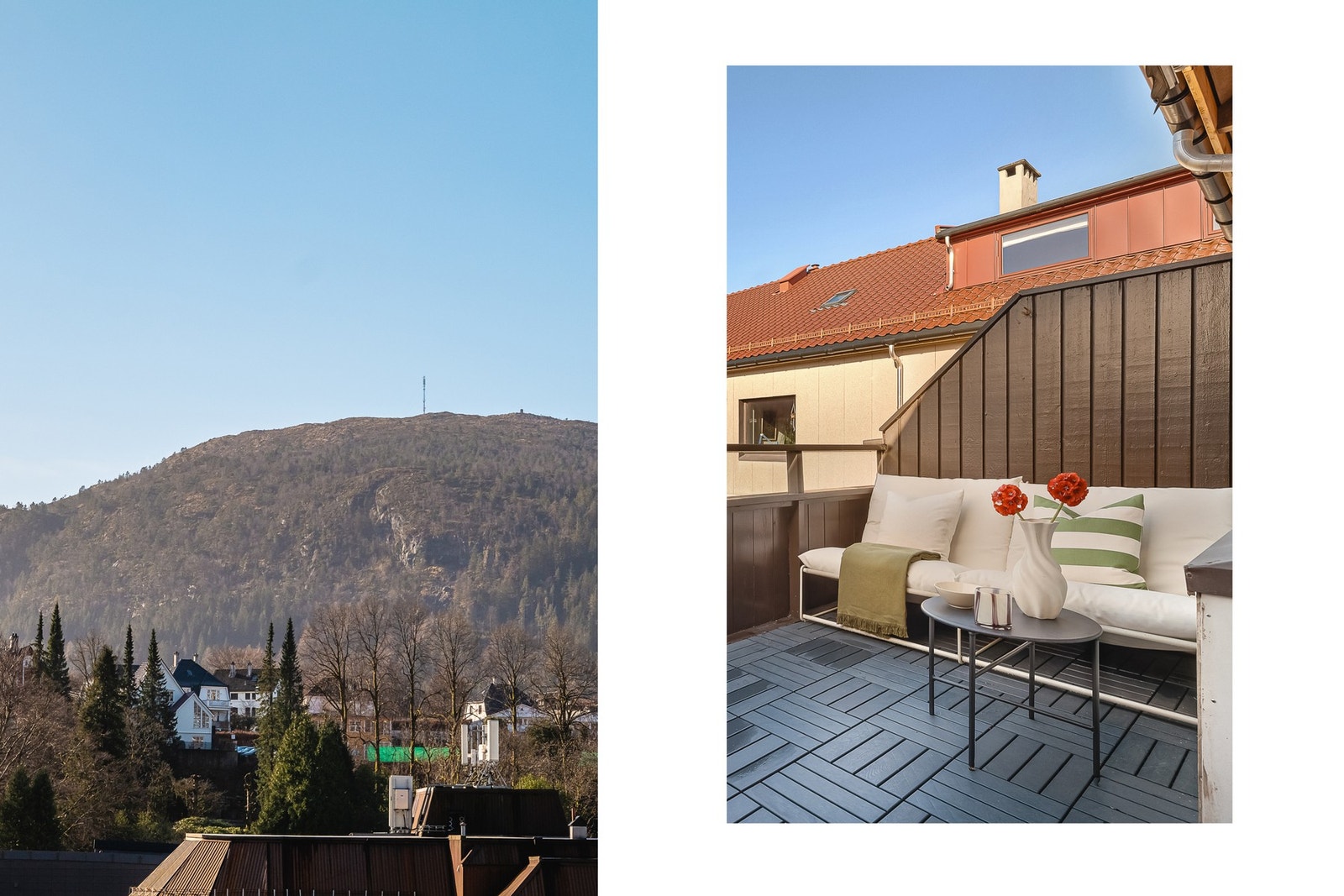 Her har du nydelig utsikt og meget gode solforhold! Galleribilde