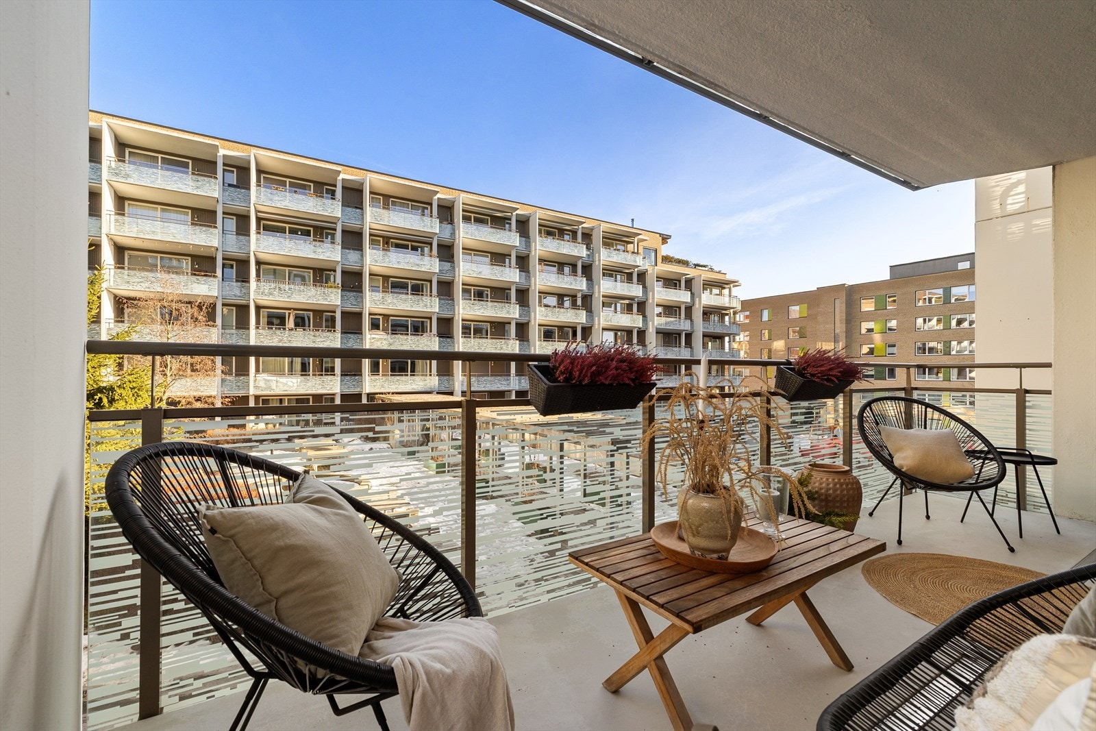 Balkongen er overbygd. Galleribilde