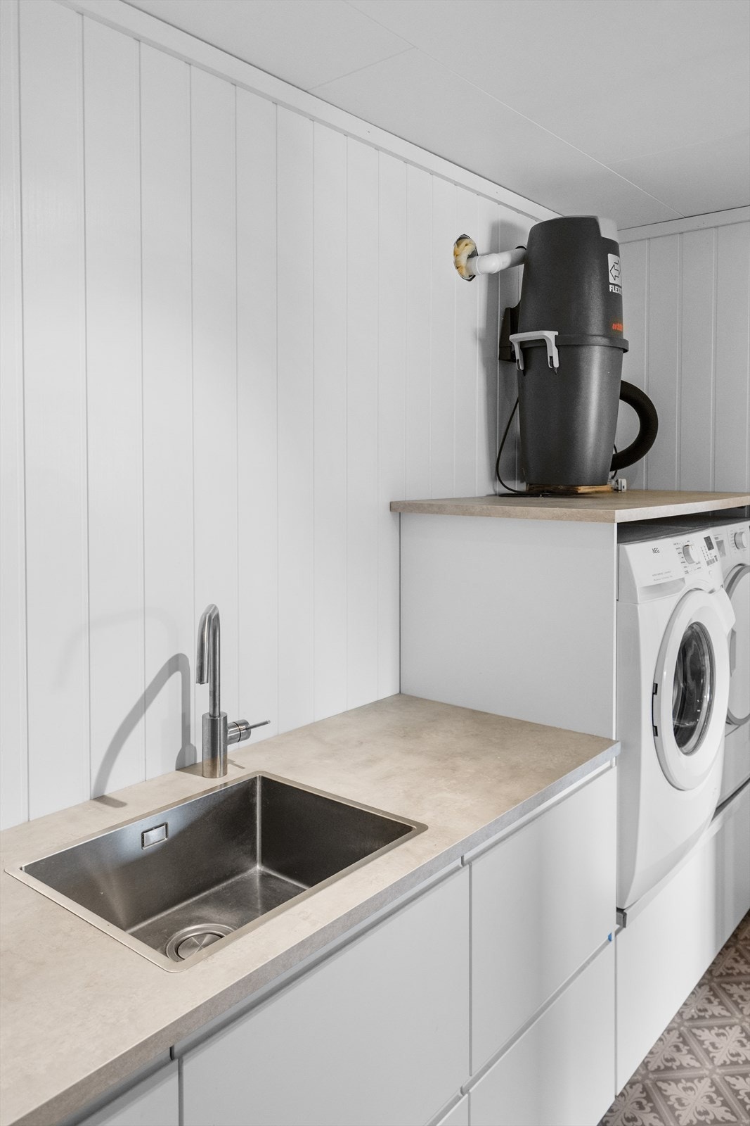 Praktisk eget vaskerom Galleribilde