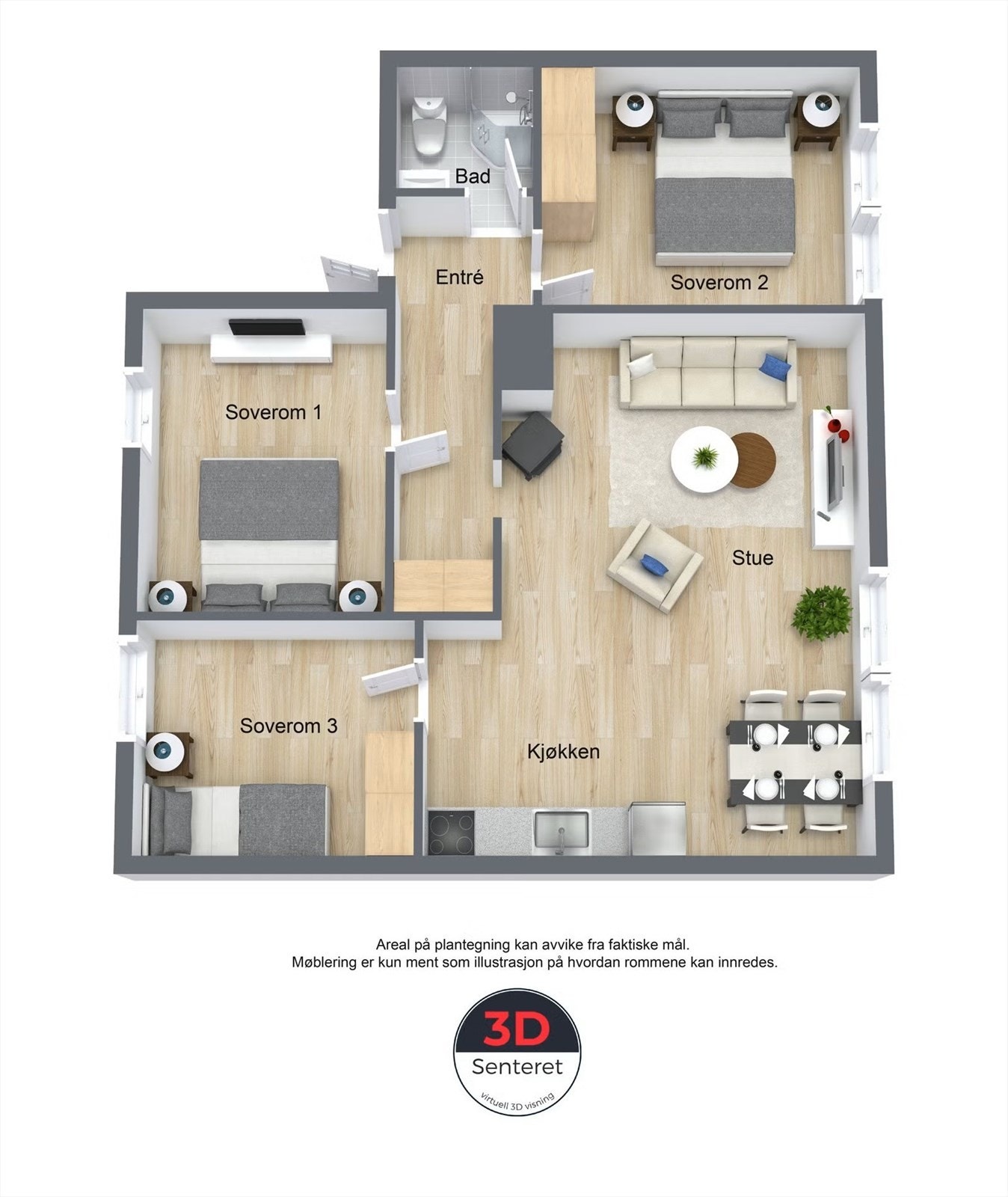 Plantegning Kongsgård allé 2 Galleribilde