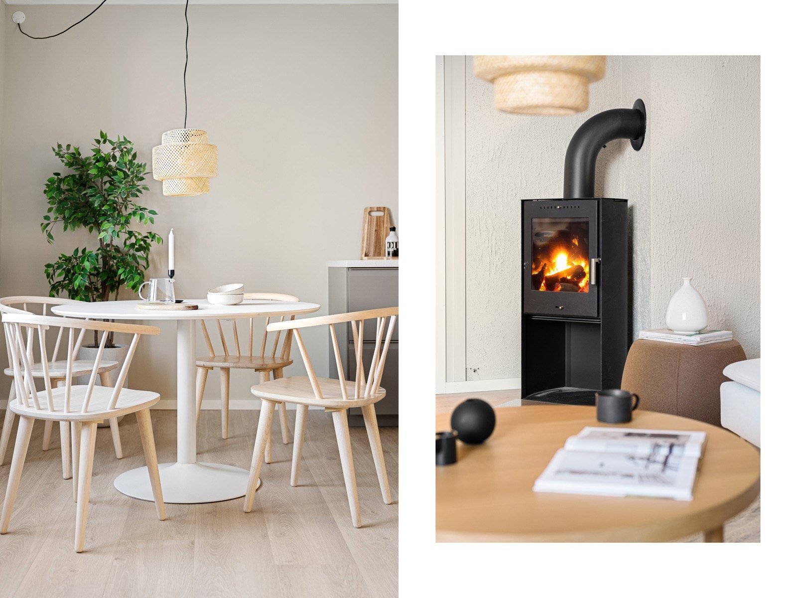 Romslig spisegruppe Galleribilde