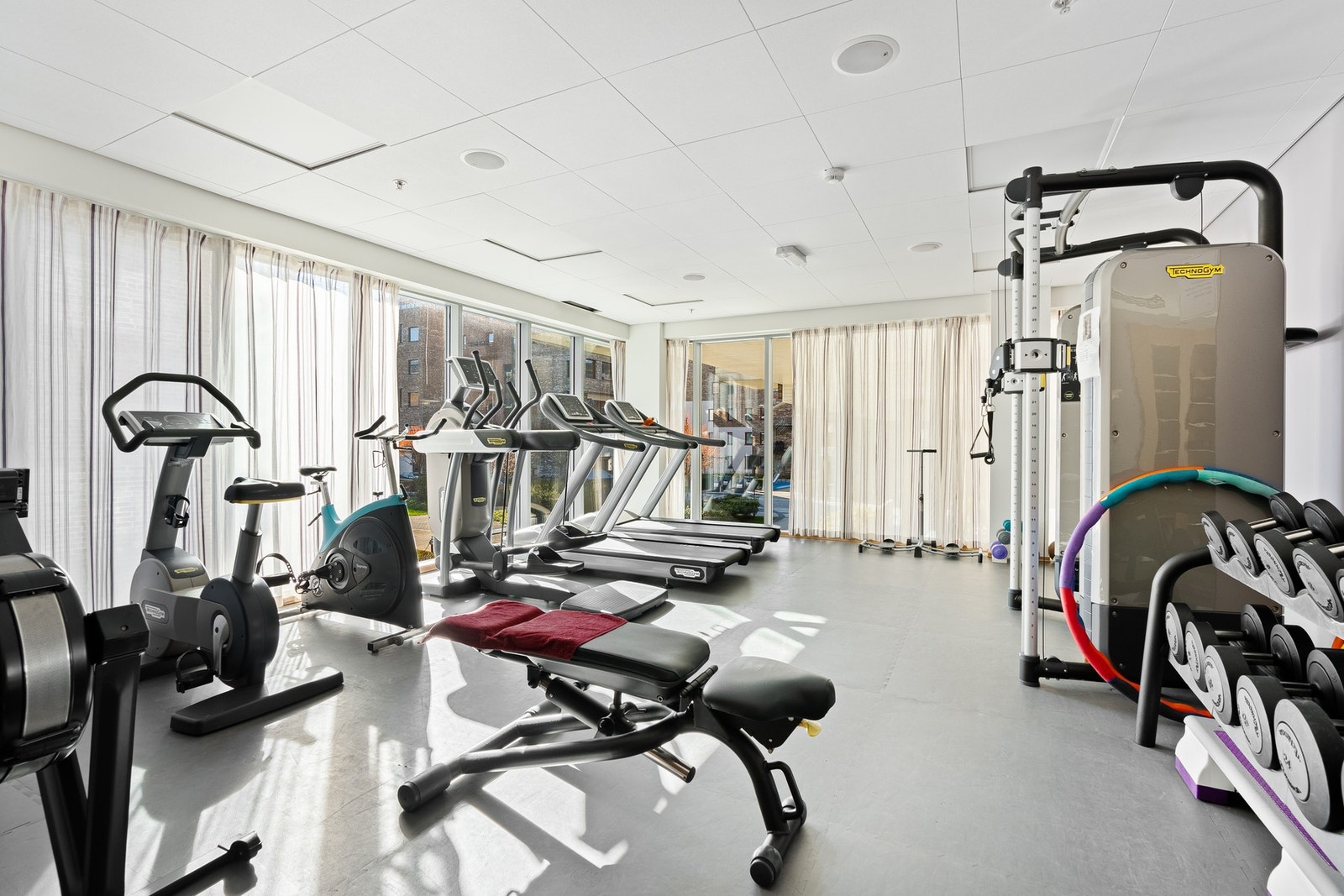 Treningsrom til beboerne i servicesenteret Galleribilde