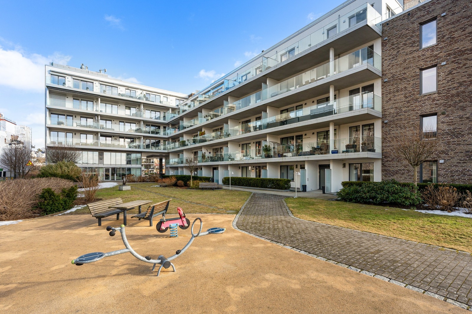 fine uteområdet Galleribilde