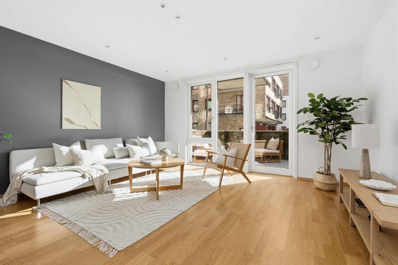 Hyggelig stuesone Galleribilde