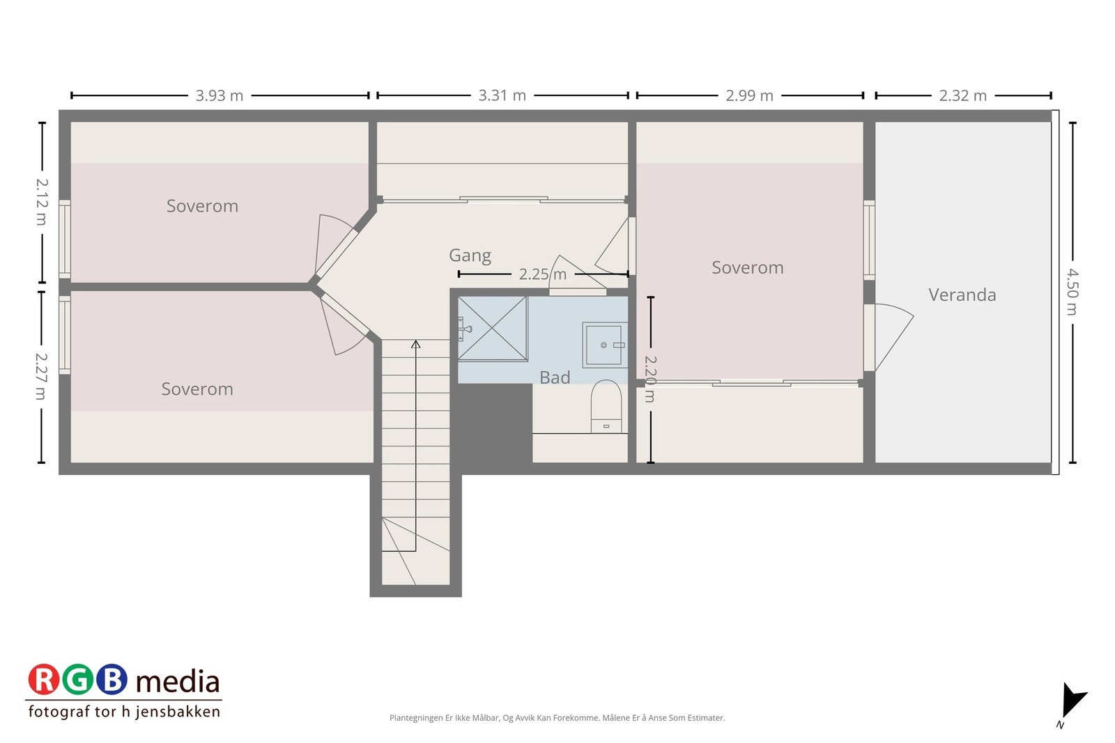 Plantegning 2. etasje. Galleribilde