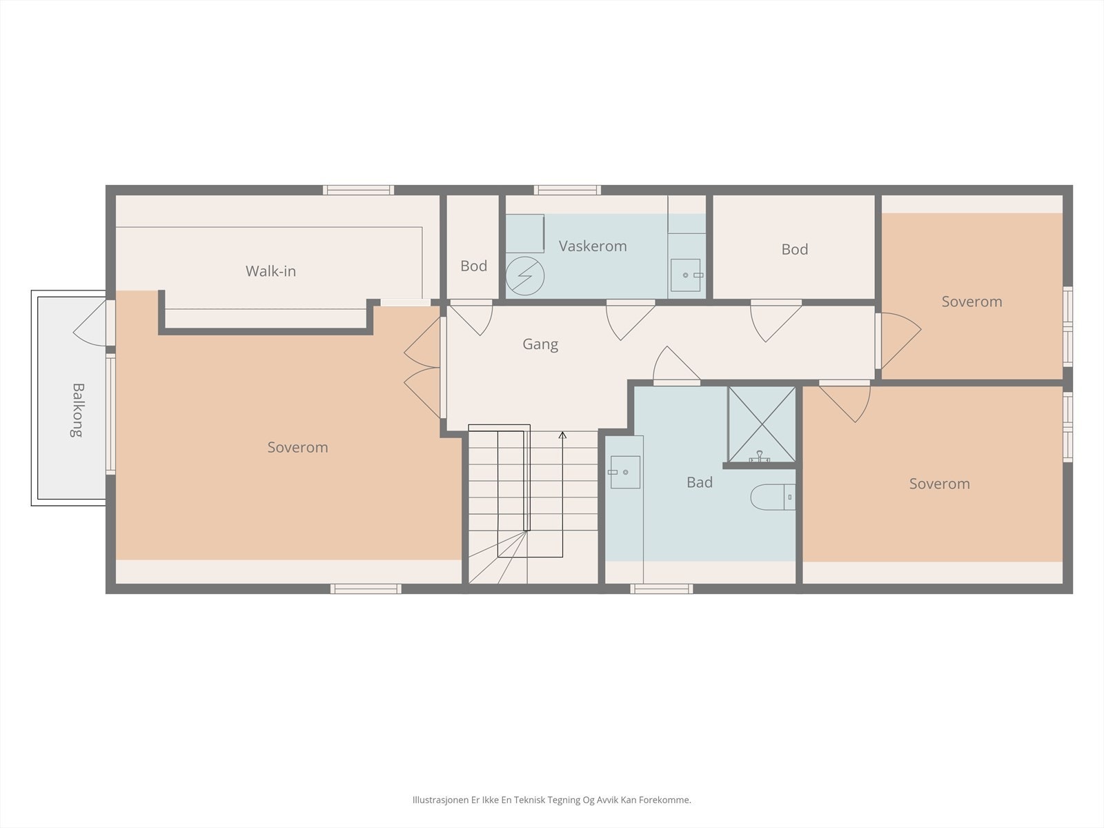 Plantegning 2.etasje. Galleribilde