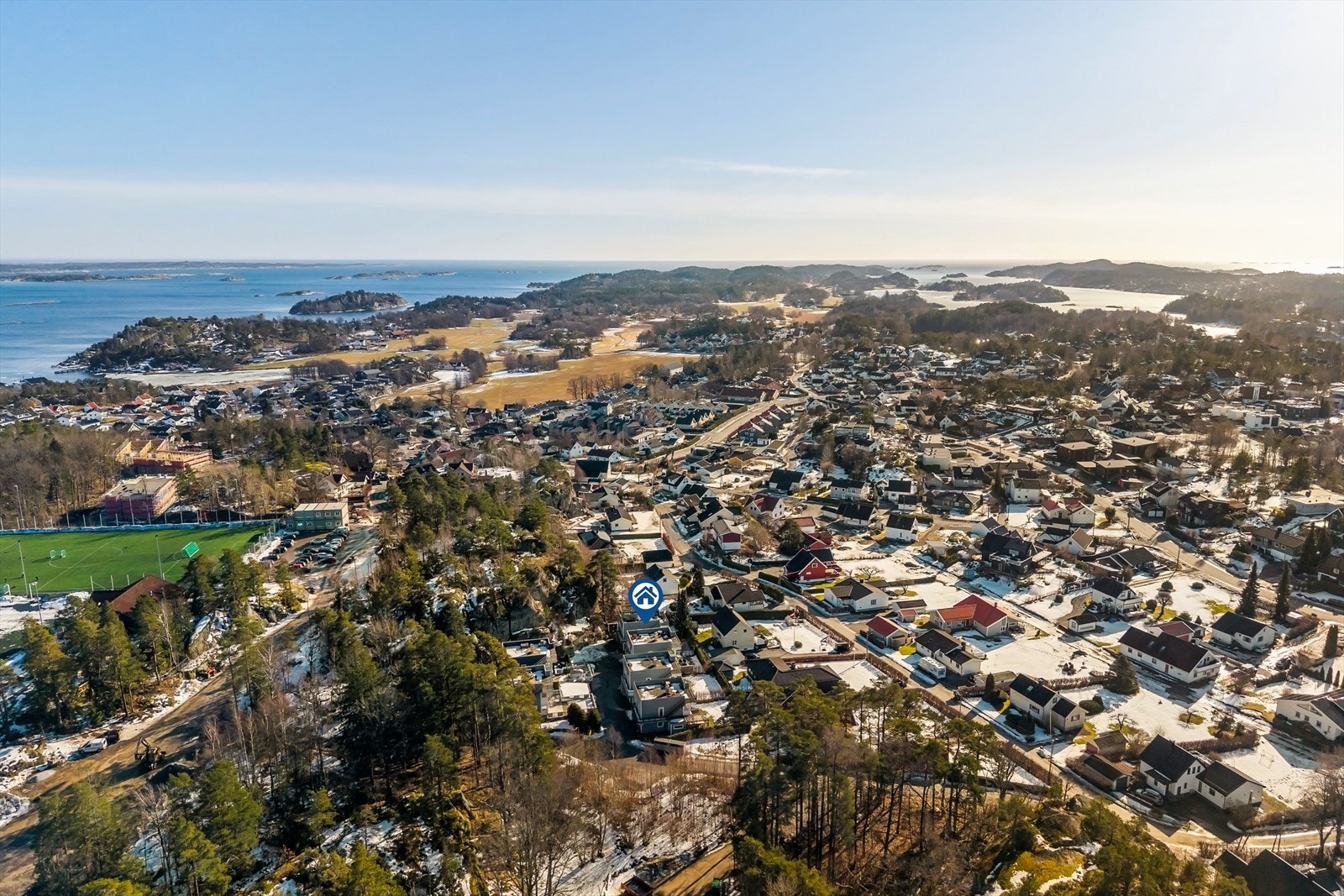 Østerøya og fjordlandskapet rundt - Lahellefjorden, Tønsbergfjorden og Mefjorden. Galleribilde