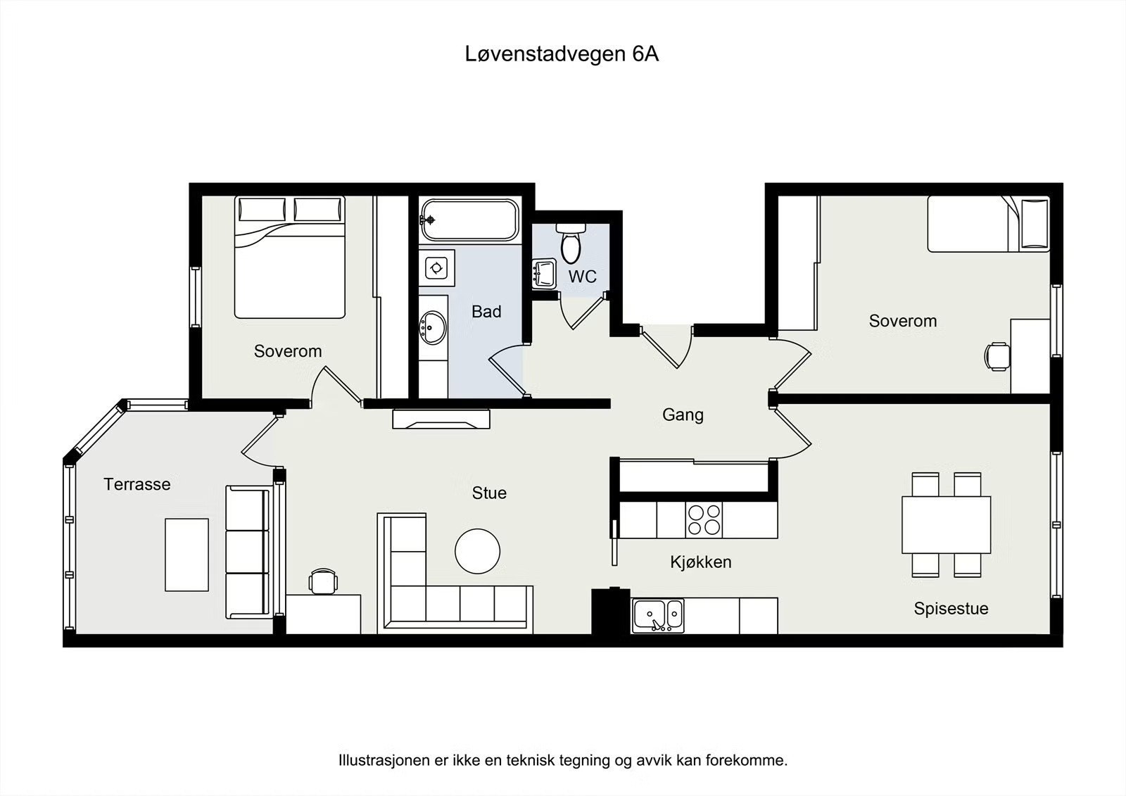 Plantegning Galleribilde