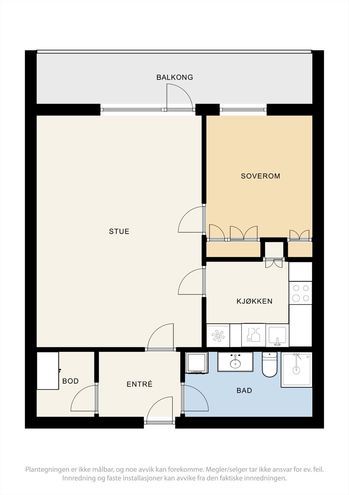 Plantegning Galleribilde