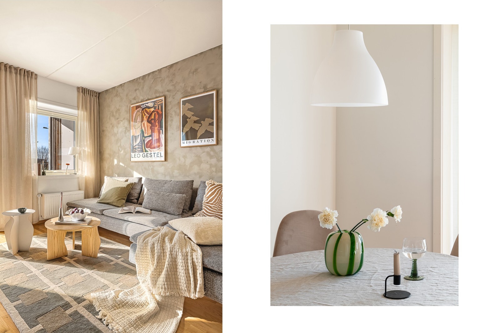 Leiligheten ligger fordelaktig til med tanke på lys og solforhold. Galleribilde
