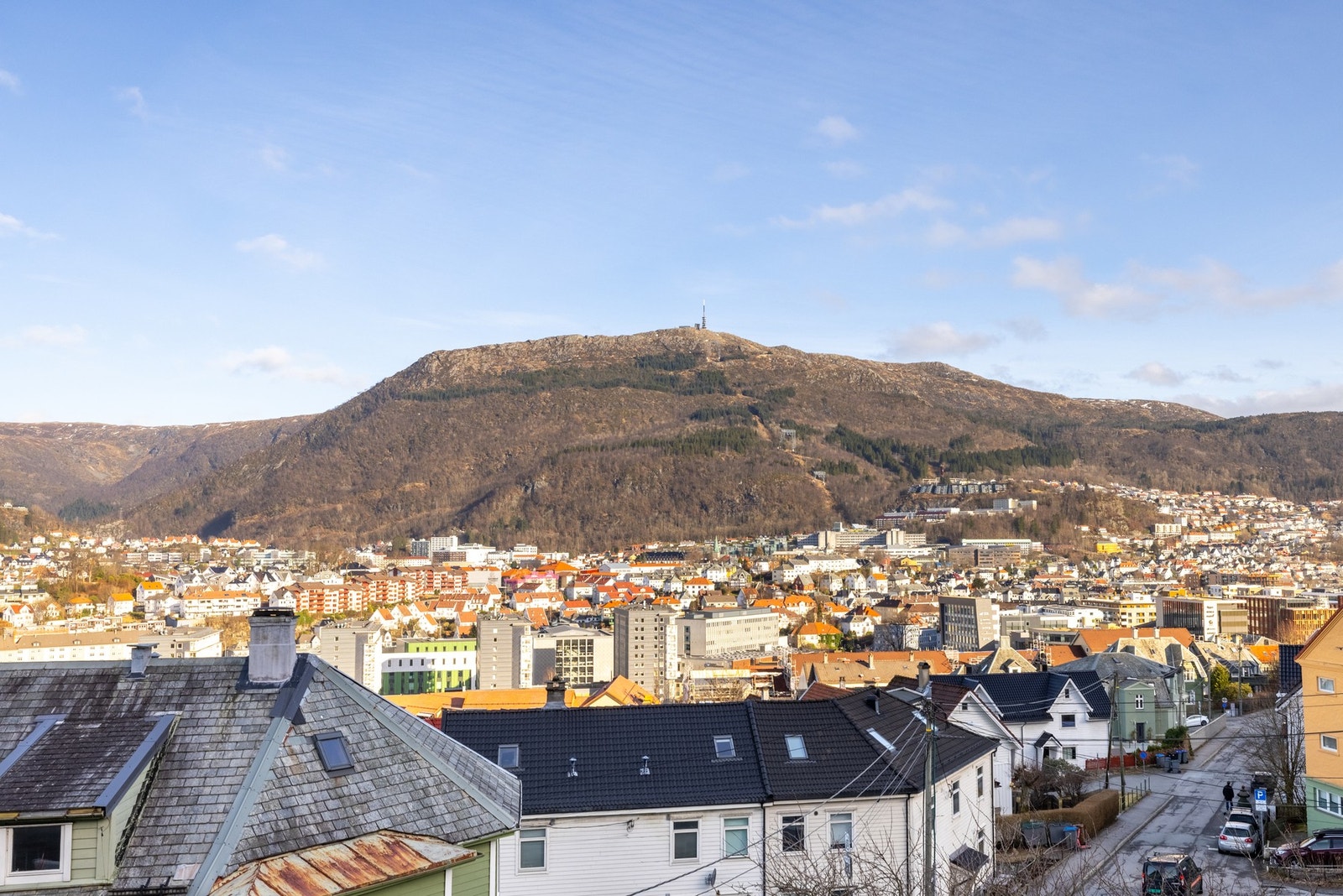 Utsikt fra soveromsvinduet. Galleribilde