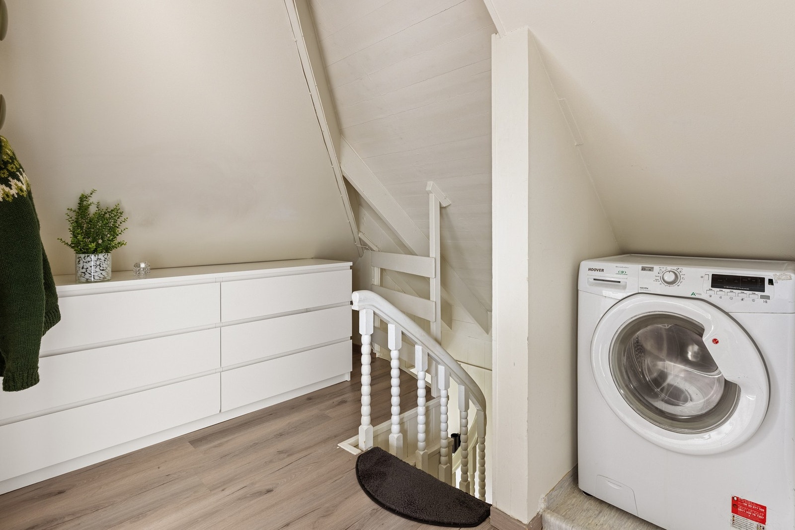 I gangen er det også mulighet for vaskemaskin. Galleribilde