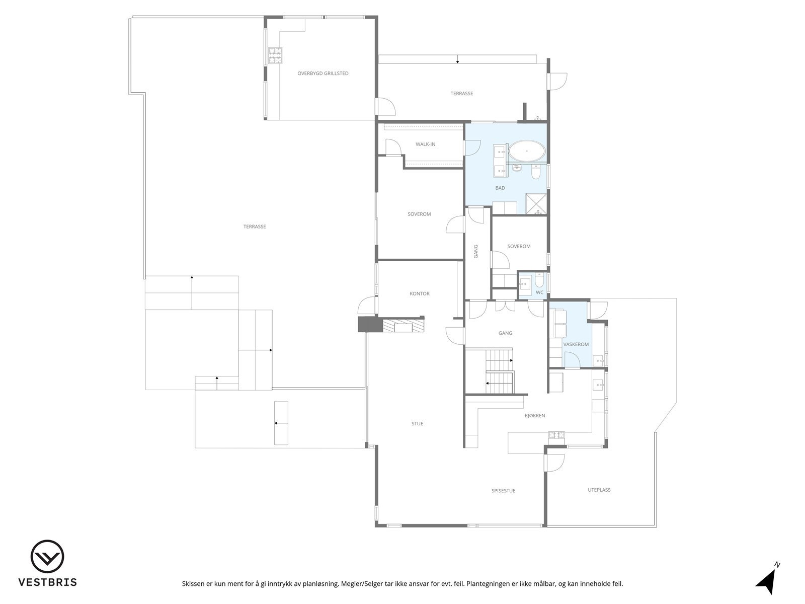 Planløsning 2.Etasje. Galleribilde