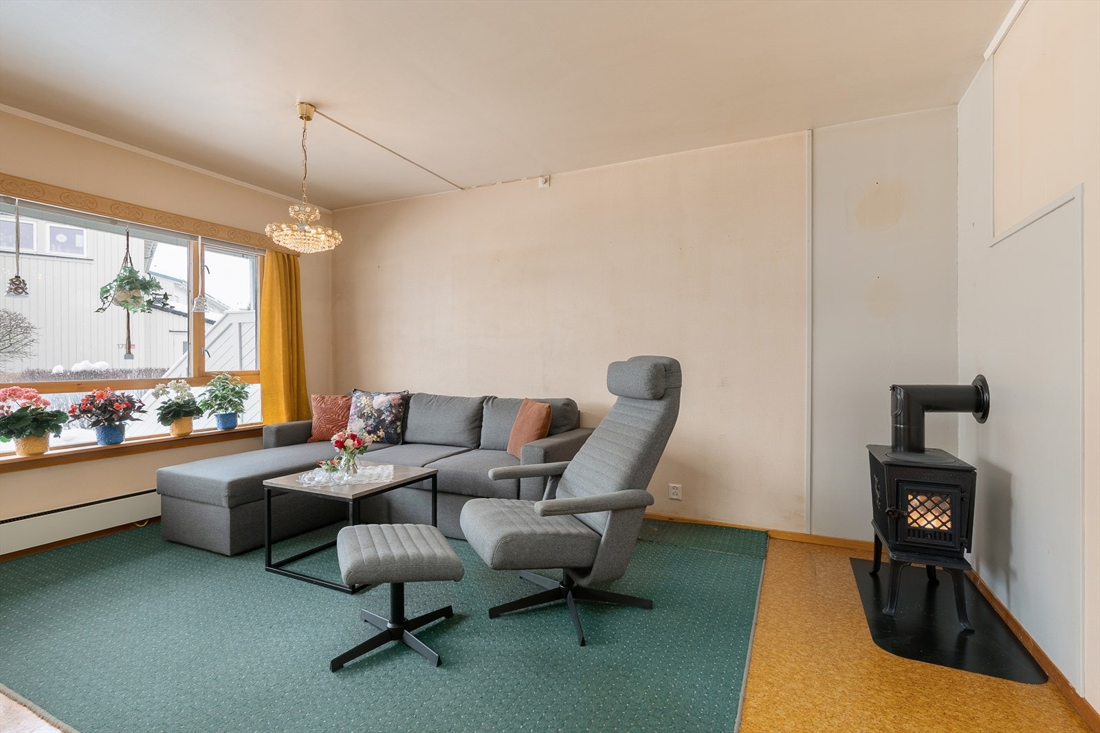 En 3-roms borettslagsleilighet på øvre del av Busmoen. Galleribilde