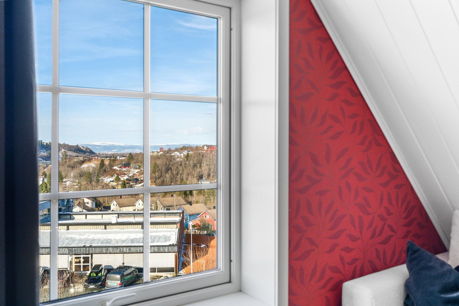 Fra loftstua er det nydelig utsikt mot Trondheim, Galleribilde