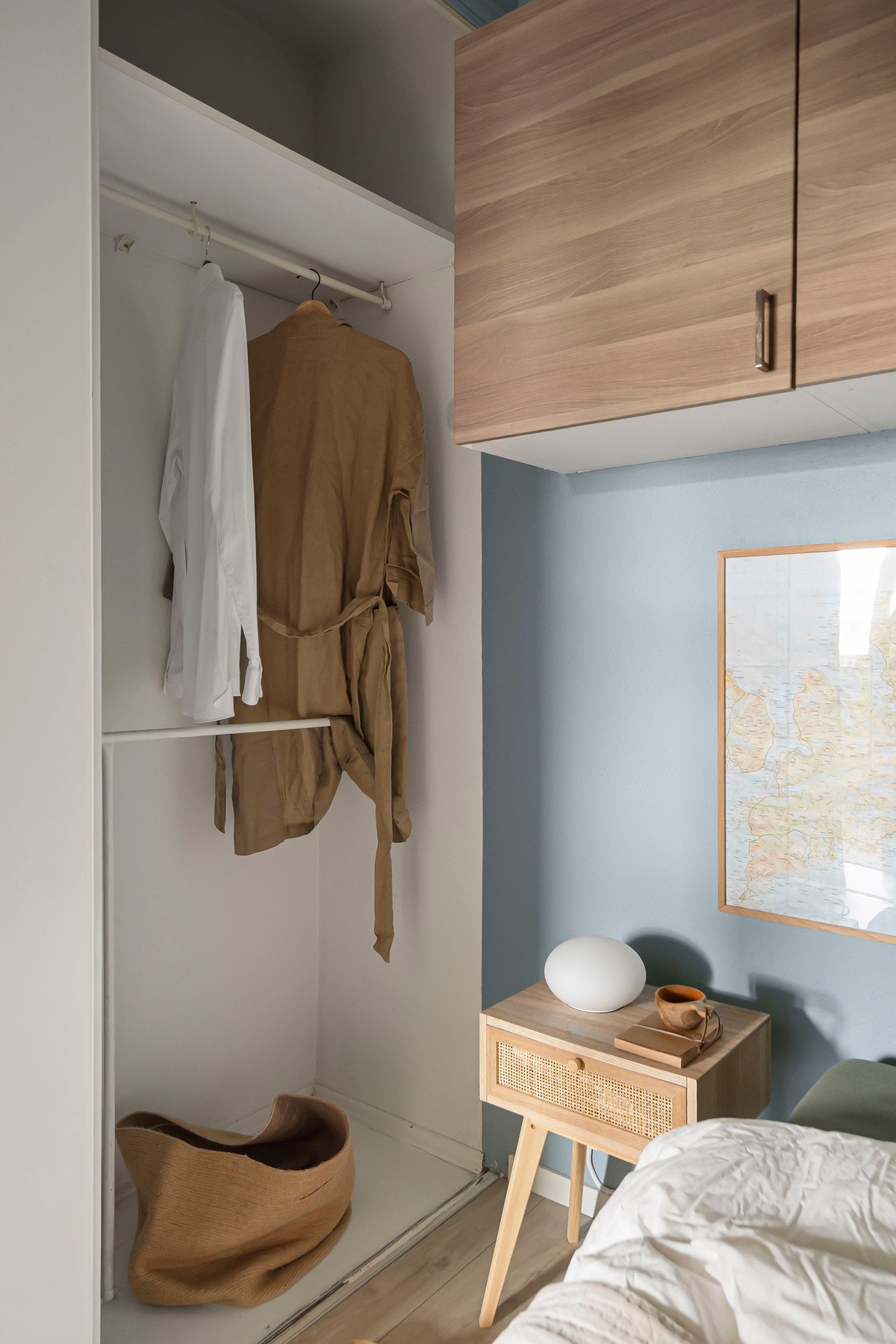 Her finner du også garderobeskap for ekstra oppbevaringsplass. Galleribilde