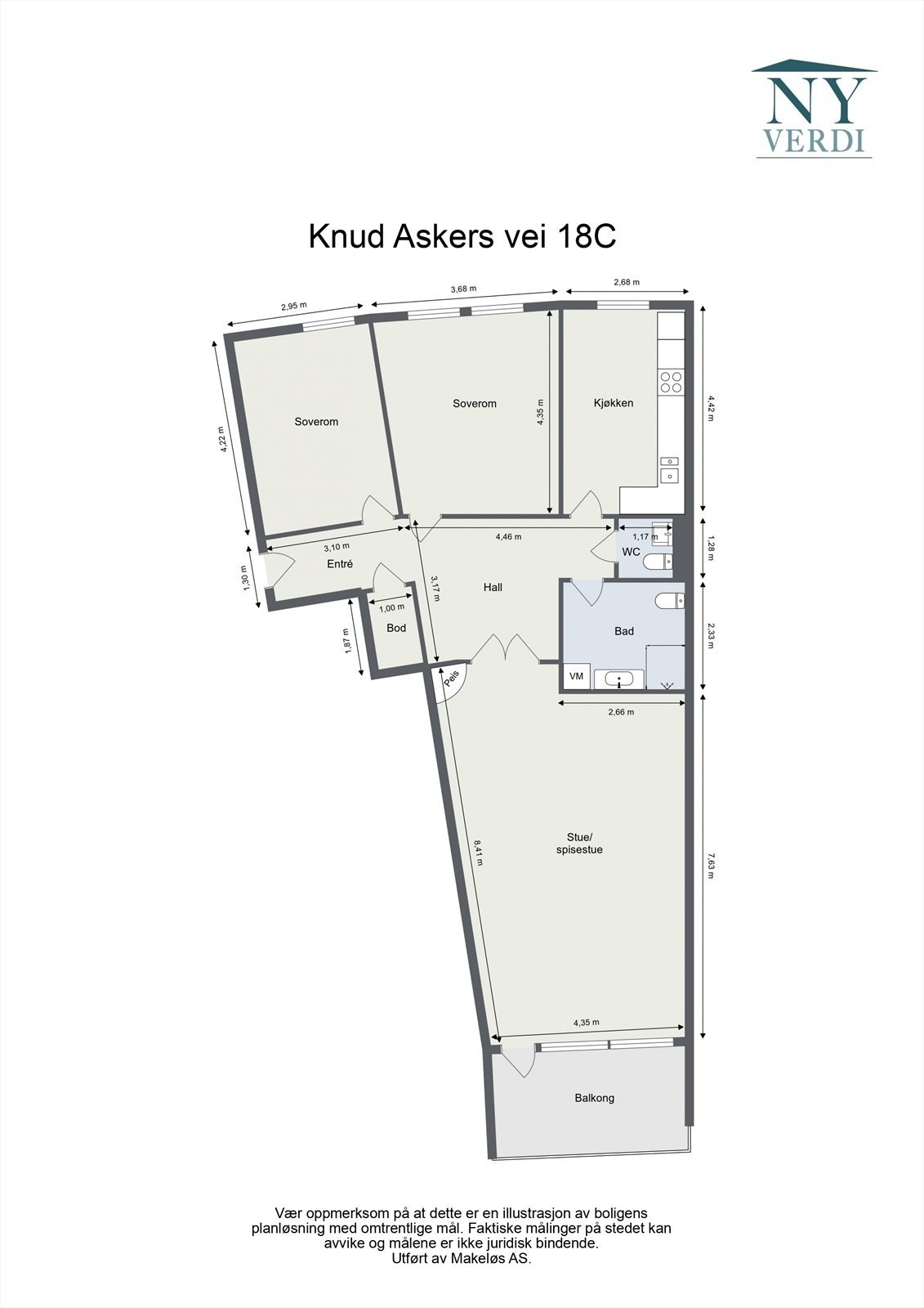 Plantegning Galleribilde