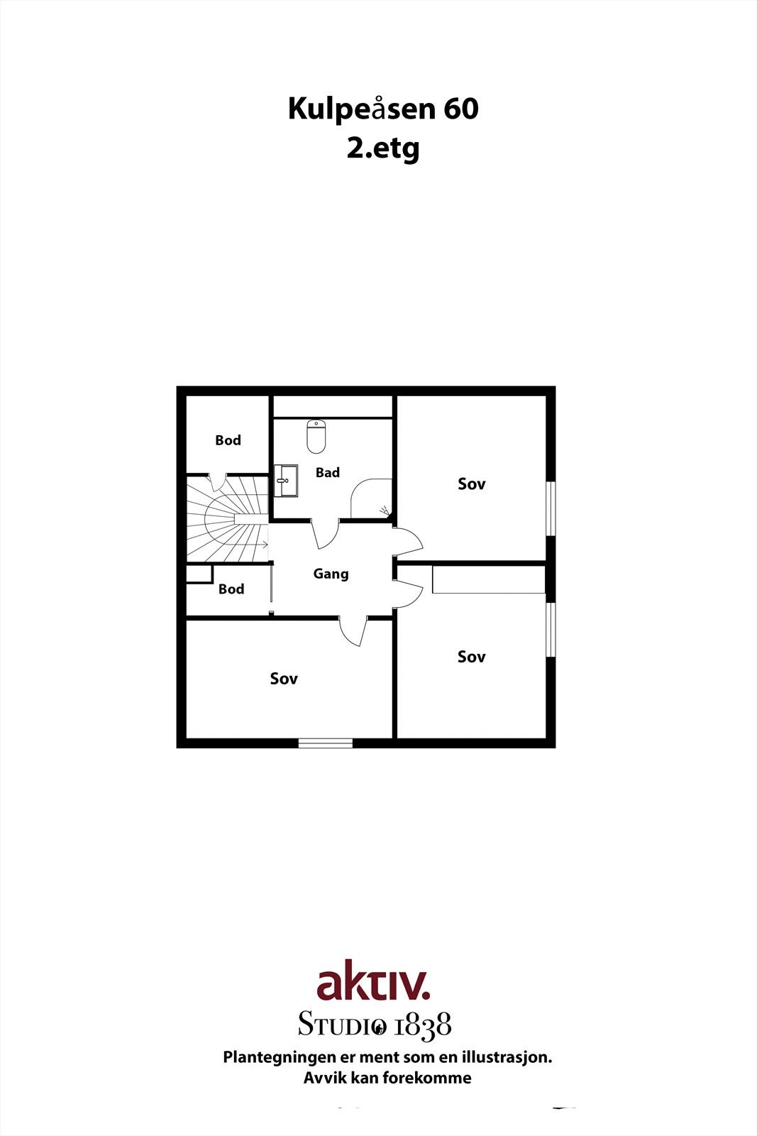 Plantegning 2. Etasje Galleribilde