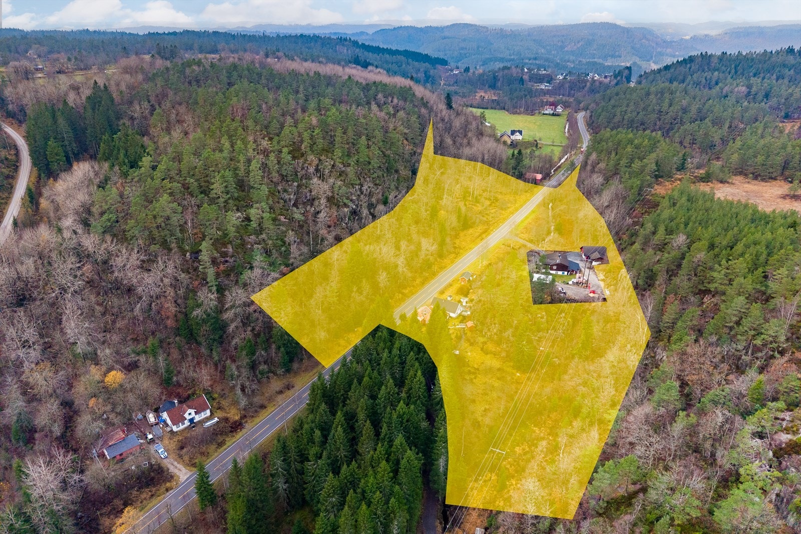 Omtrentlig tomtekart Galleribilde