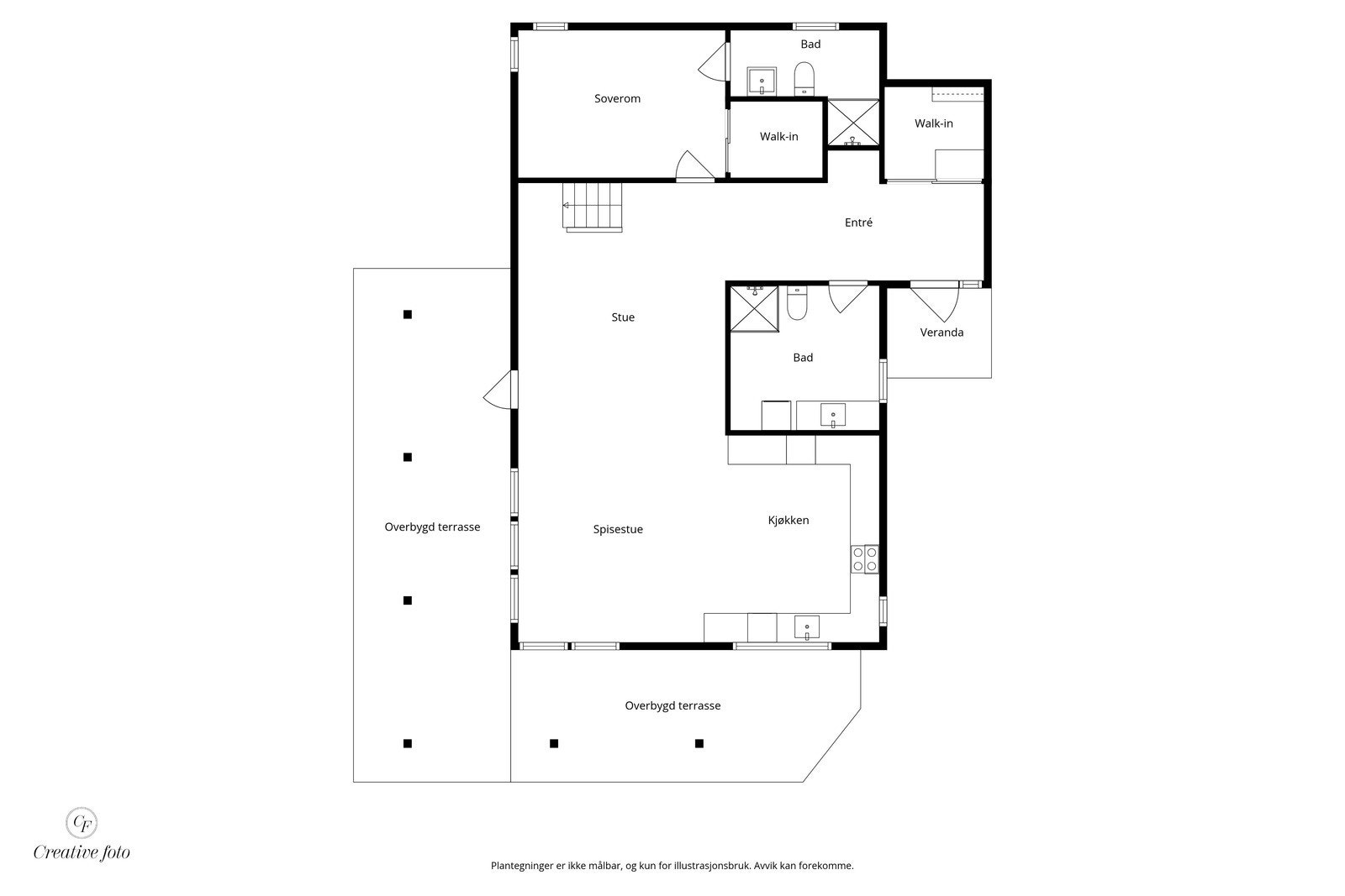 Plantegning 1.etasje. Galleribilde