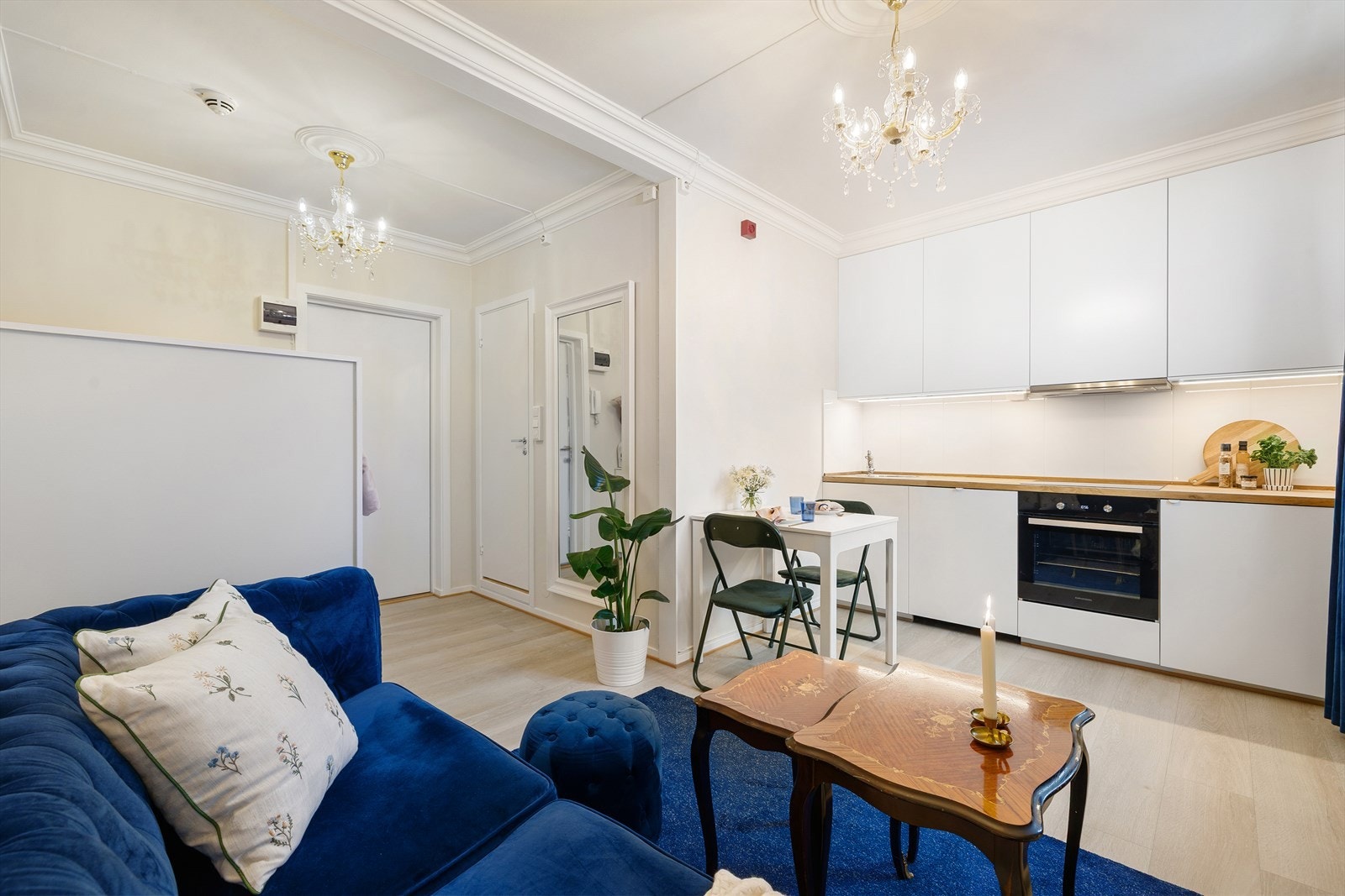 Boligen er oppmålt til totalt 22 kvm. BRA og 19 kvm. BRA-I. Galleribilde