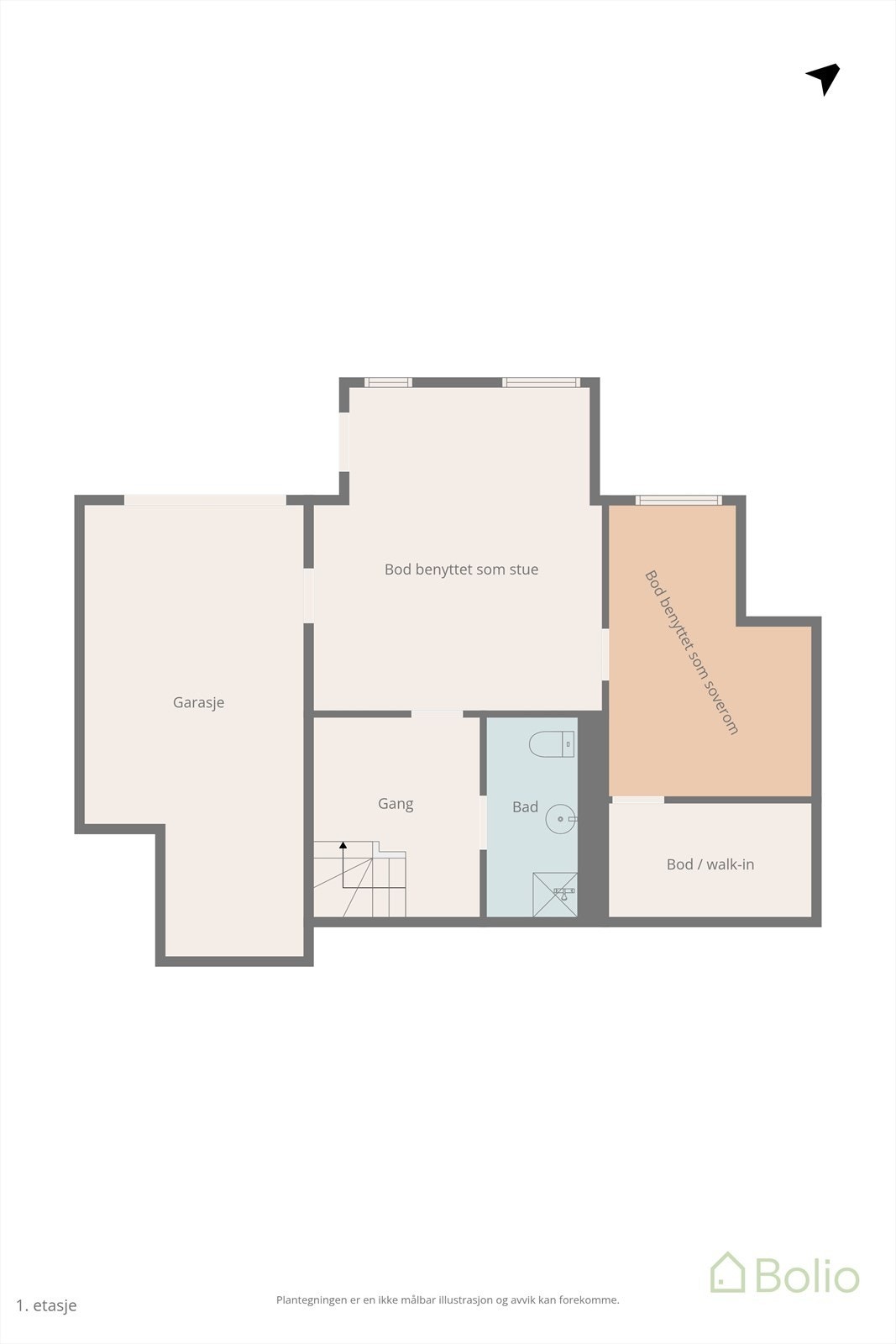 Plantegning Galleribilde