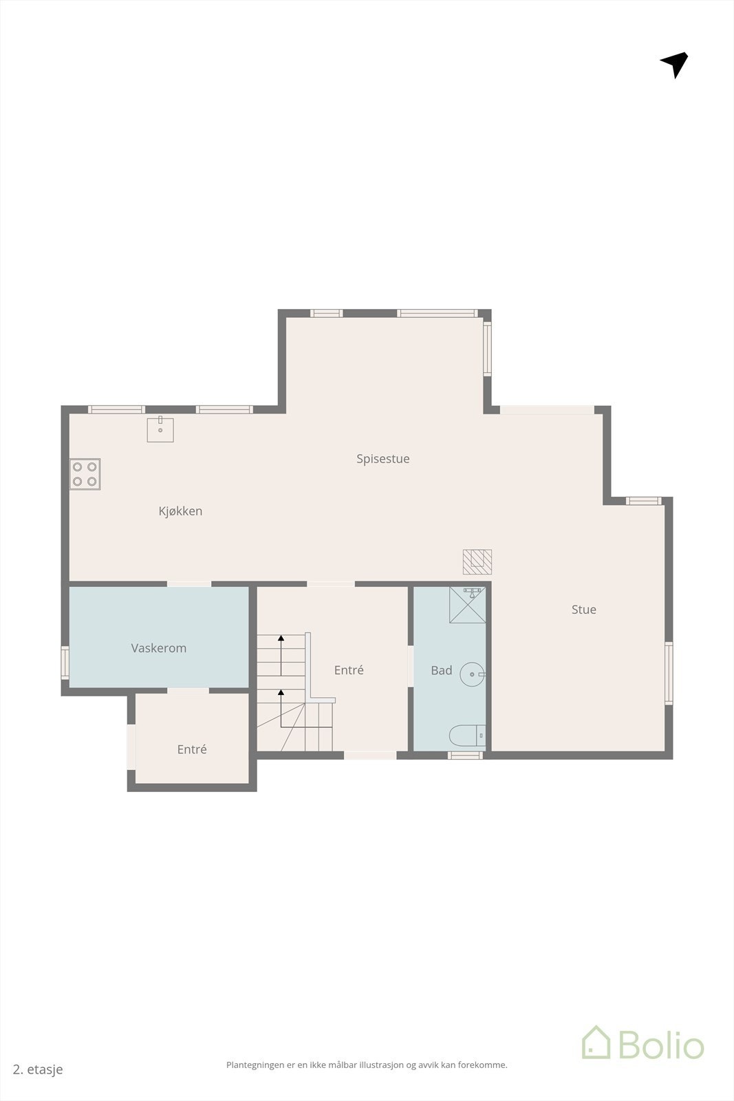 Plantegning Galleribilde