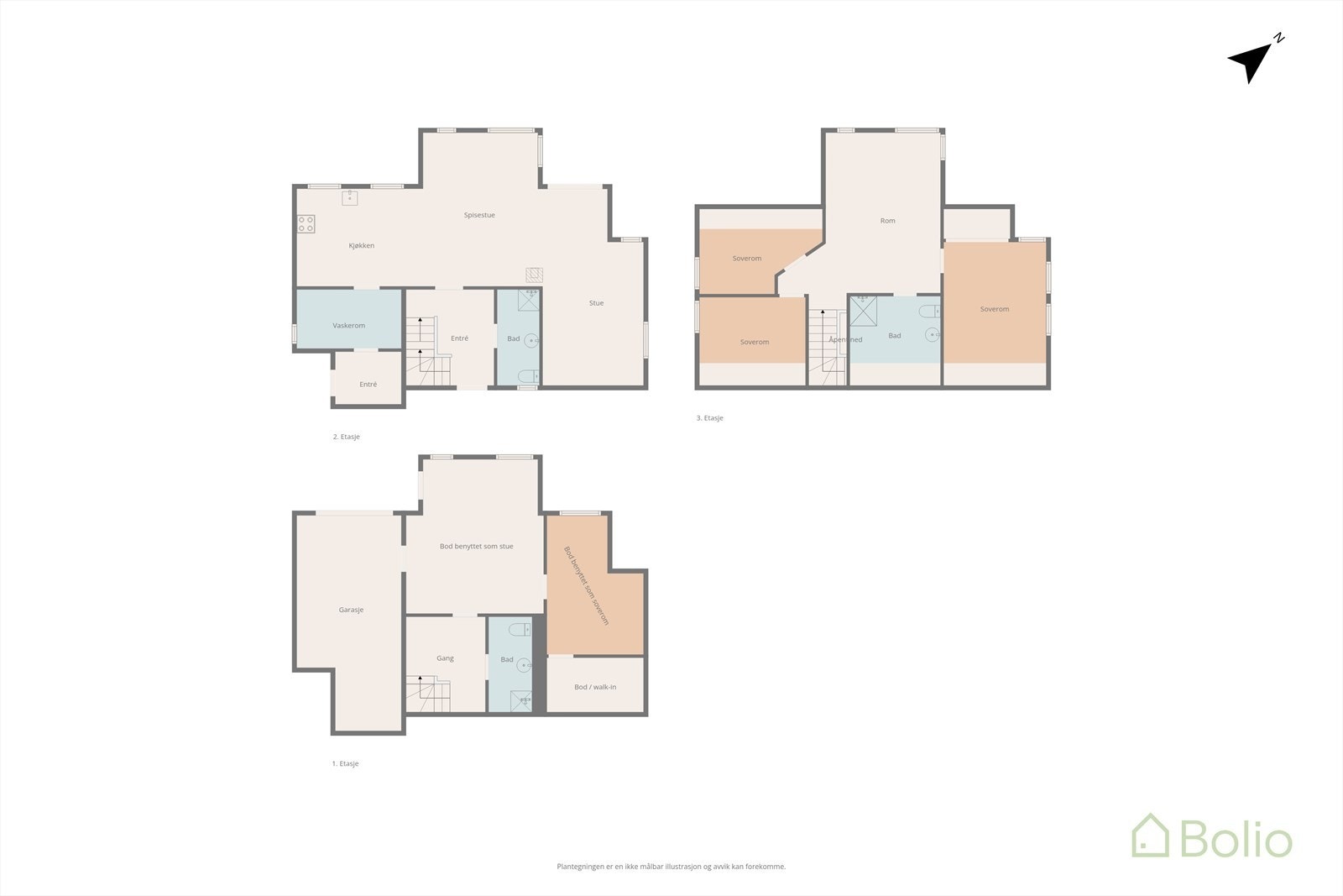 Plantegning Galleribilde