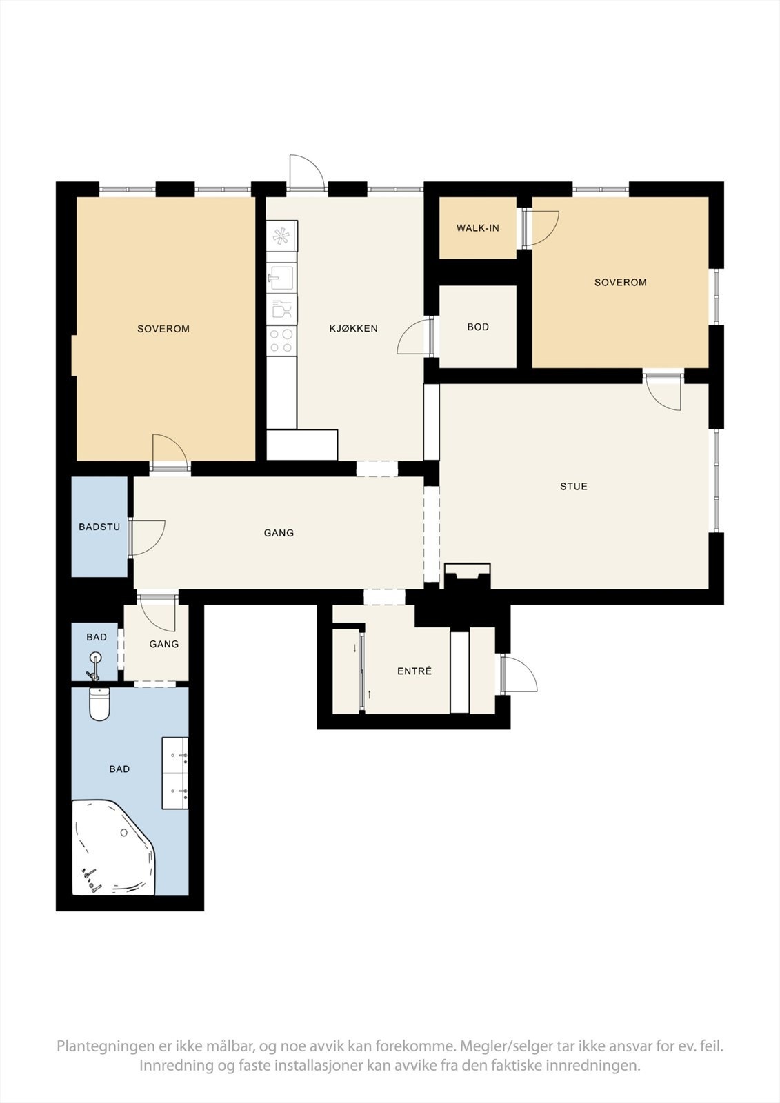 Plantegning Galleribilde