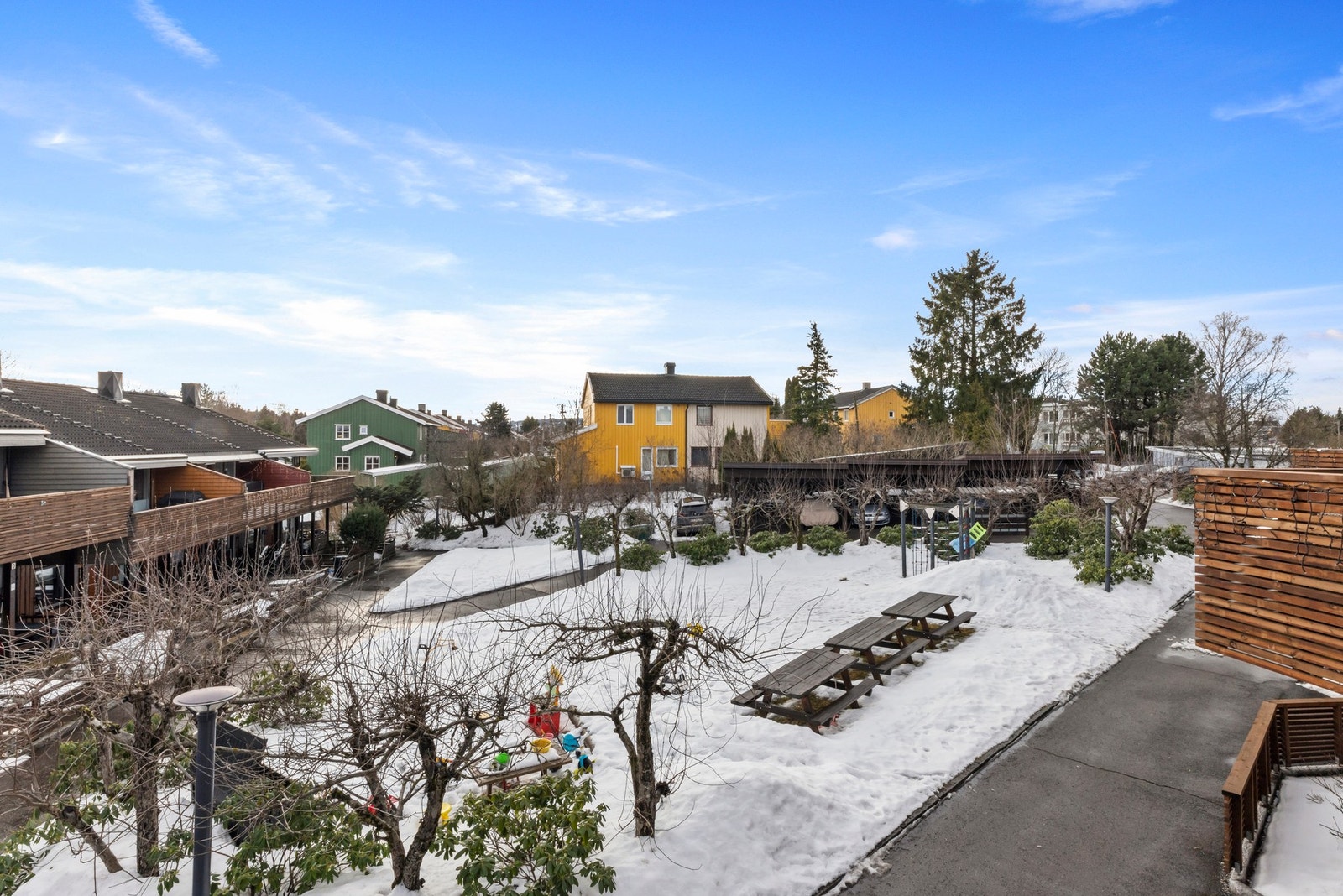 Utsikt fra veranda Galleribilde