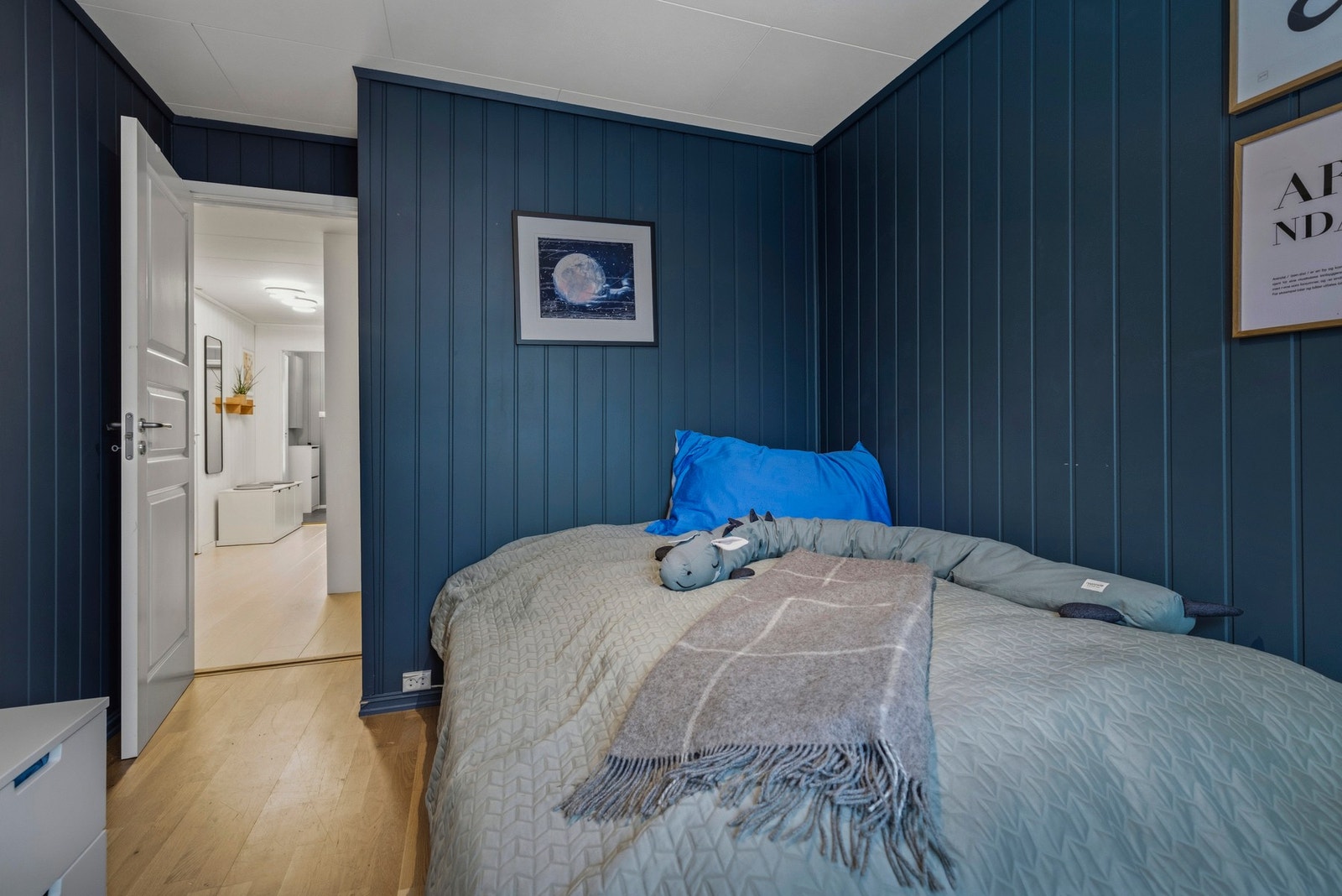 Kan enkelt innredes etter egne preferanser, enten det er behov for et hjemmekontor, en koselig TV-stue, barnerom eller et komfortabelt gjesterom. Galleribilde