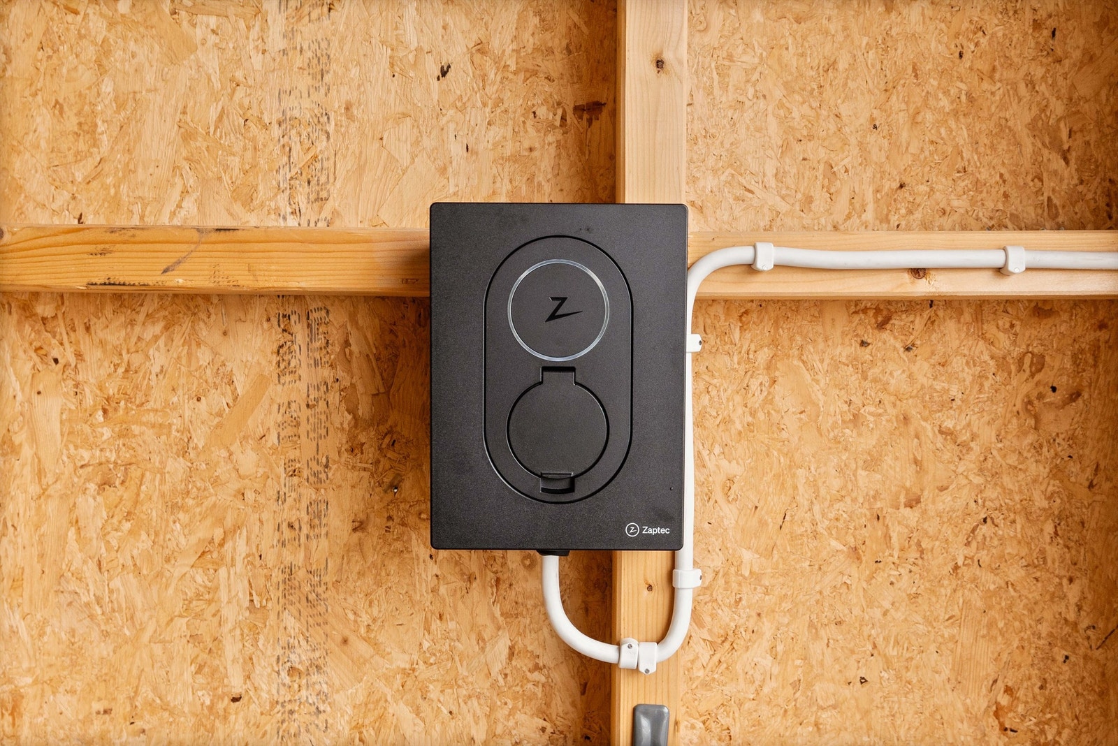 Ladepunkt for elbil. Galleribilde