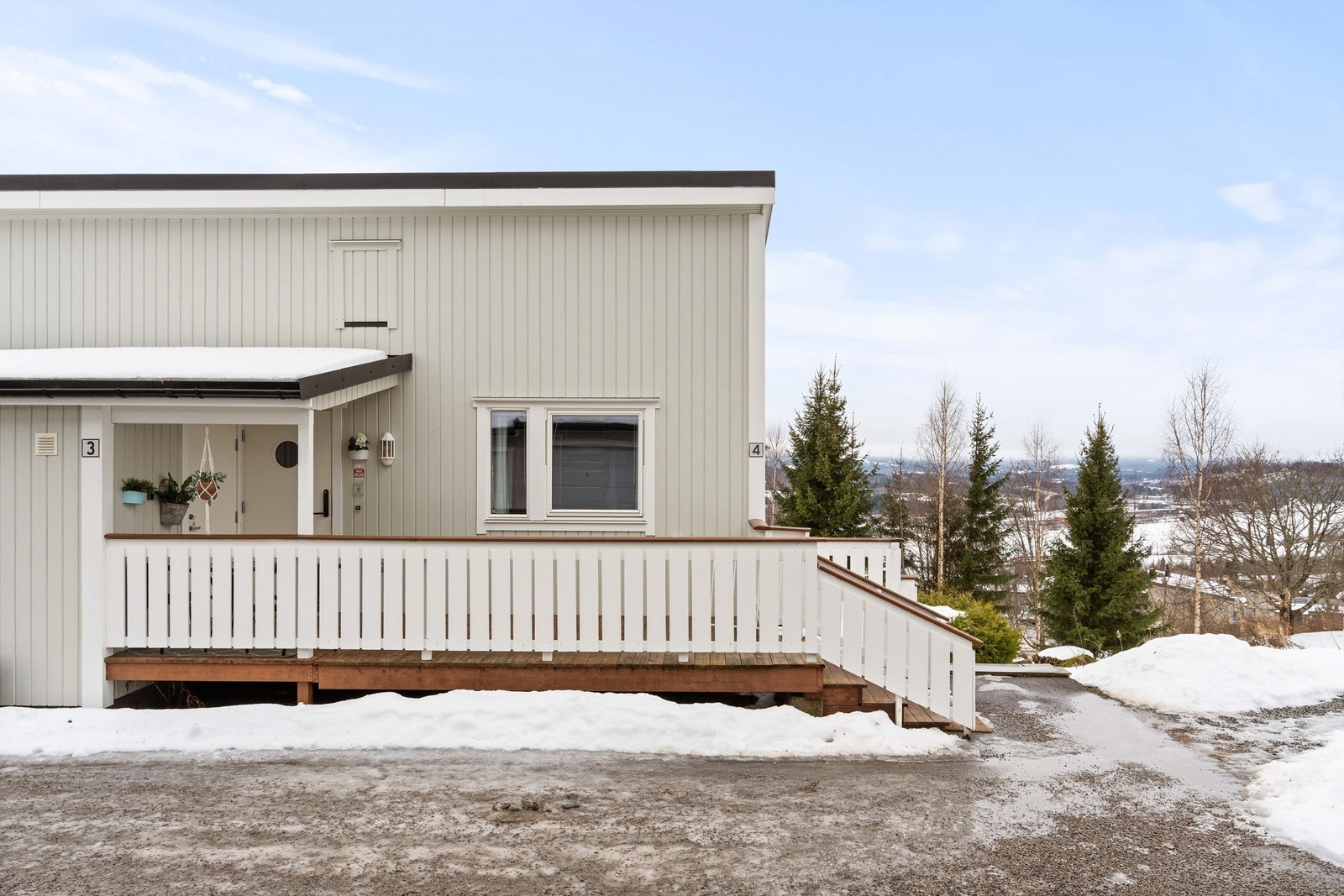 Nymalt fasade får denne leiligheten til å se ny ut. Galleribilde