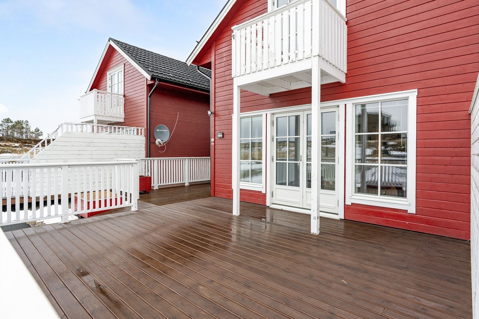 Terrassen er på 41 kvm Galleribilde