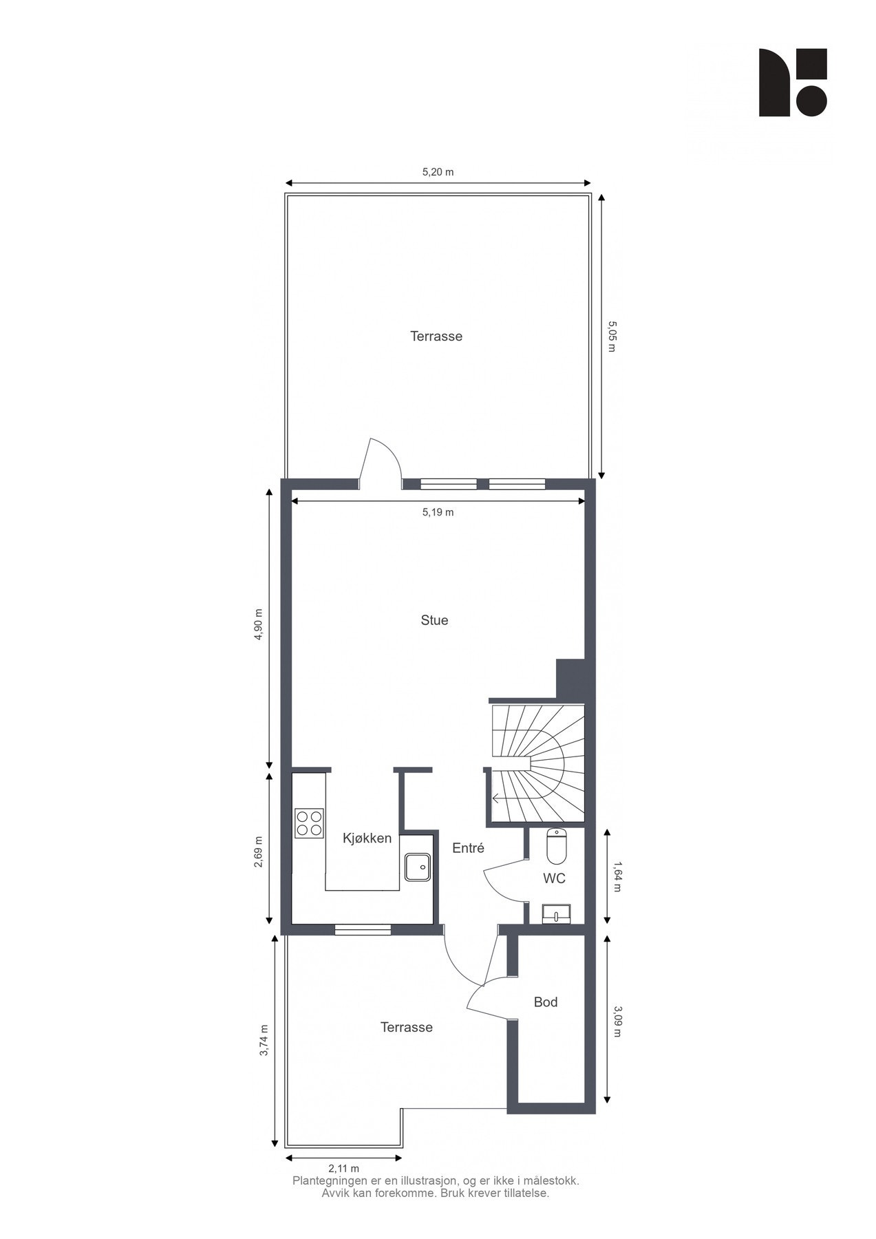 Plantegning. Galleribilde