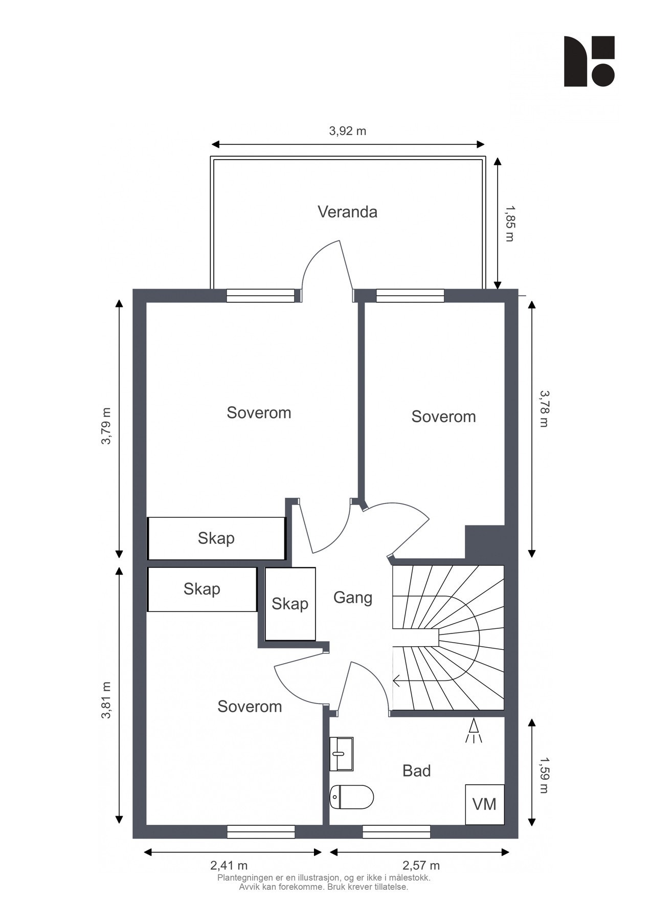 Plantegning. Galleribilde