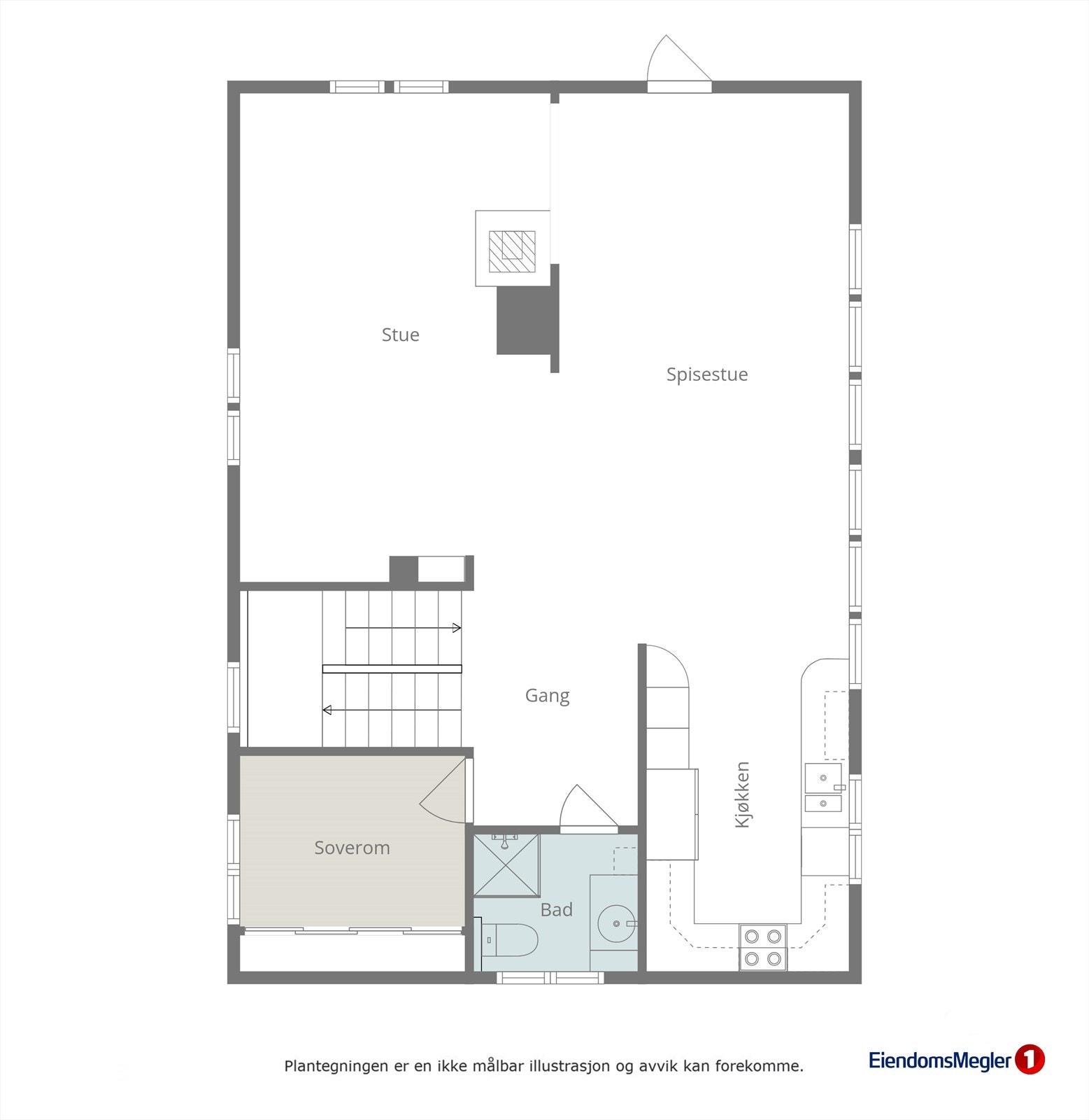 Plantikening hovudplan Galleribilde