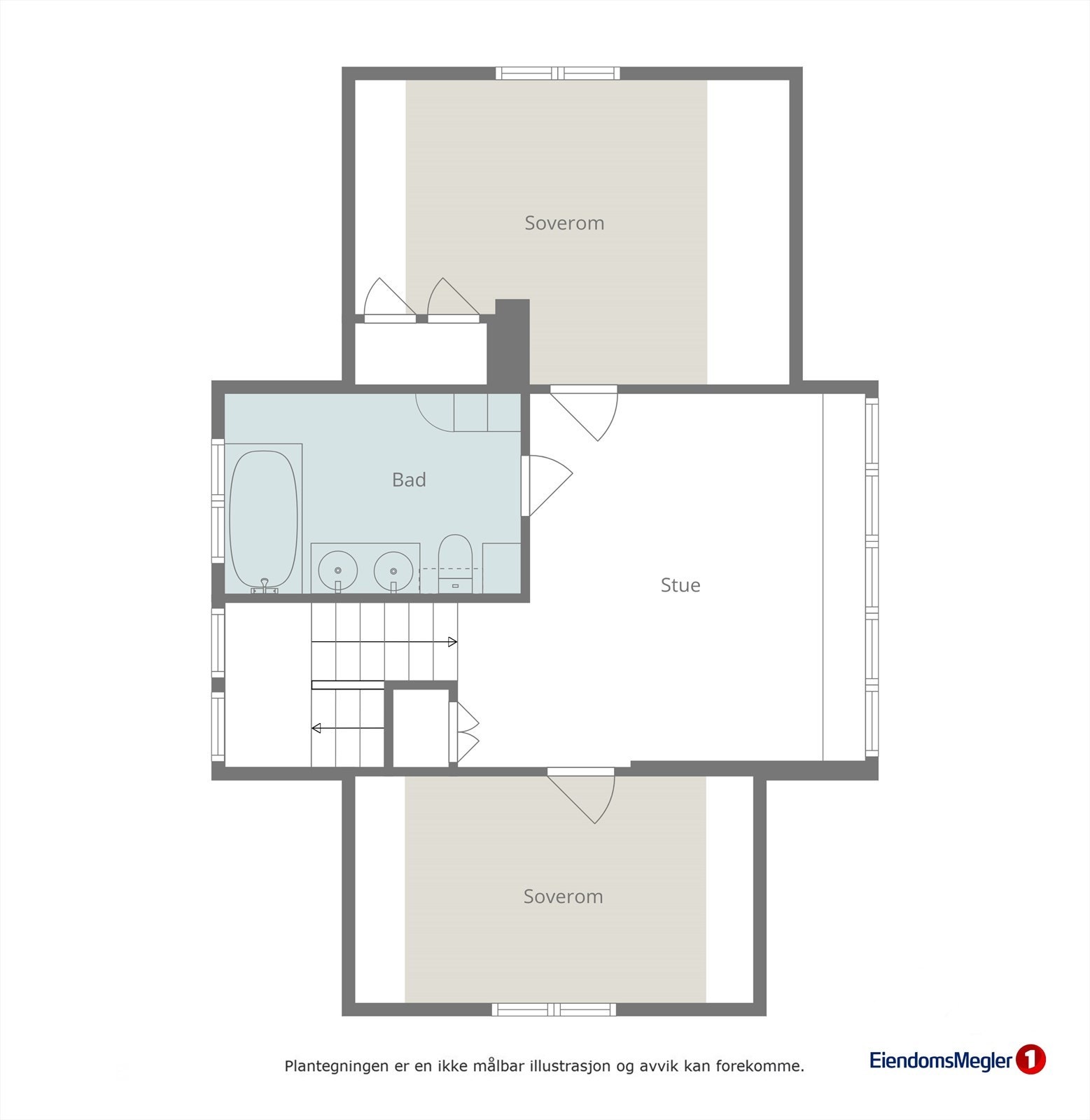 Planteikning loft Galleribilde