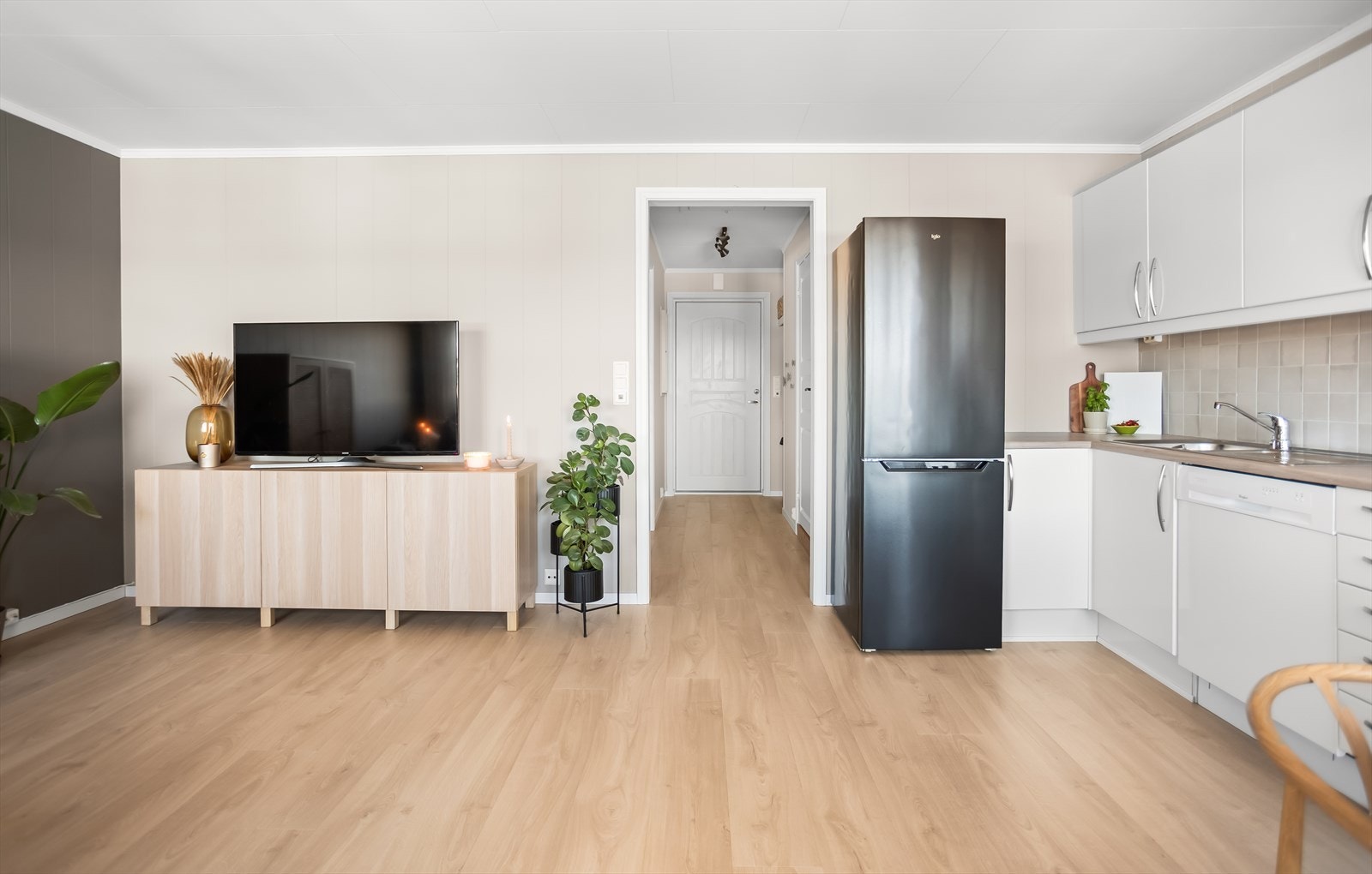 Den gjennomtenkte planløsningen utnytter arealet på en effektiv måte. Galleribilde