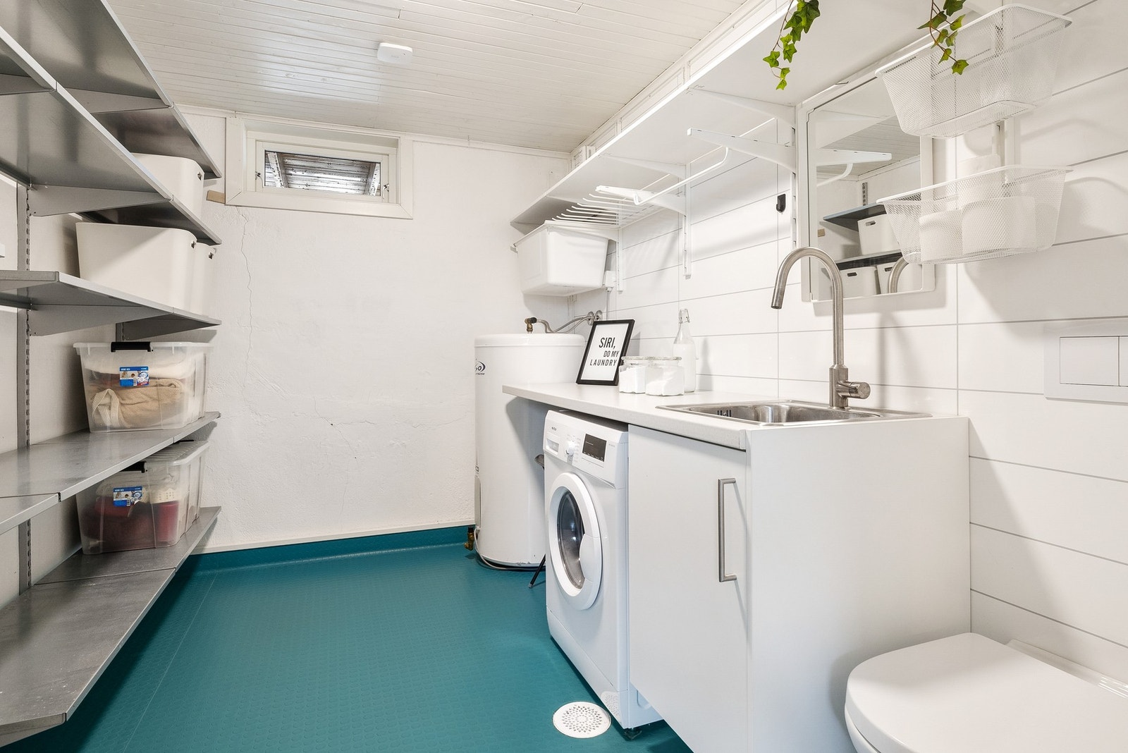 Vaskerommet ble oppgradert i 2017 Galleribilde